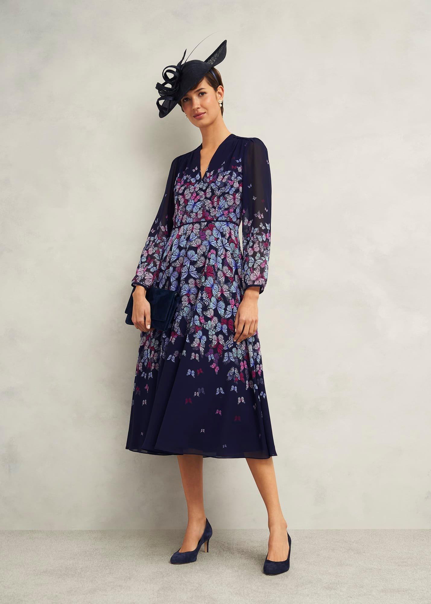 Petite Aurora Dress, Midnight Multi, hi-res