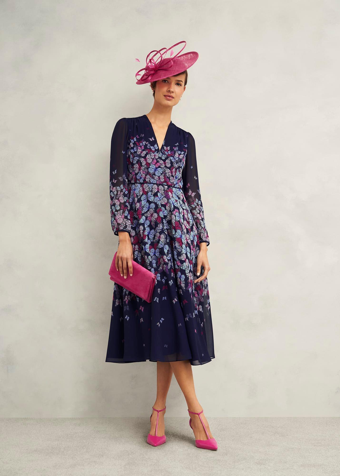 Petite Aurora Dress, Midnight Multi, hi-res