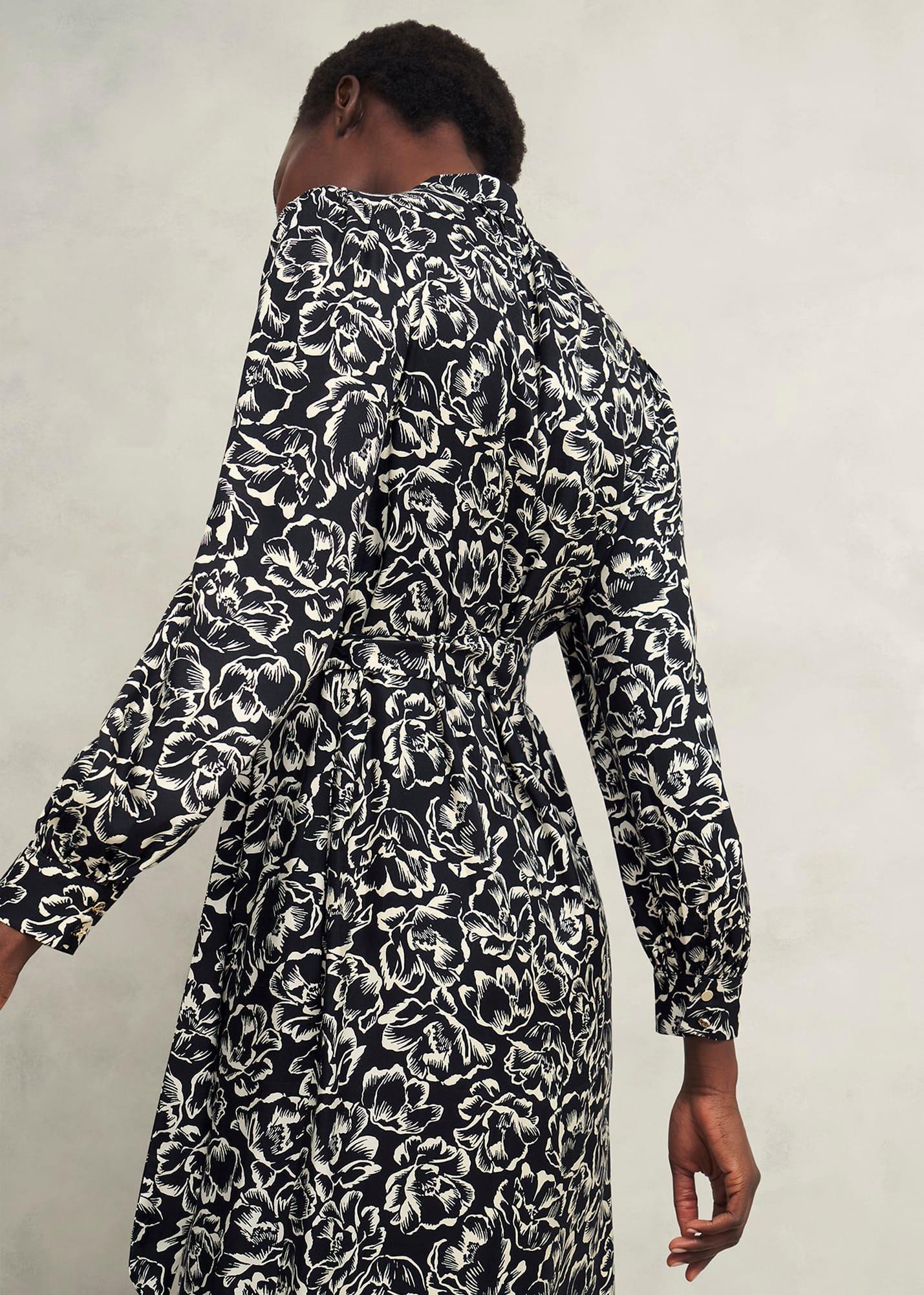 Cynthia Dress, Black Cream, hi-res