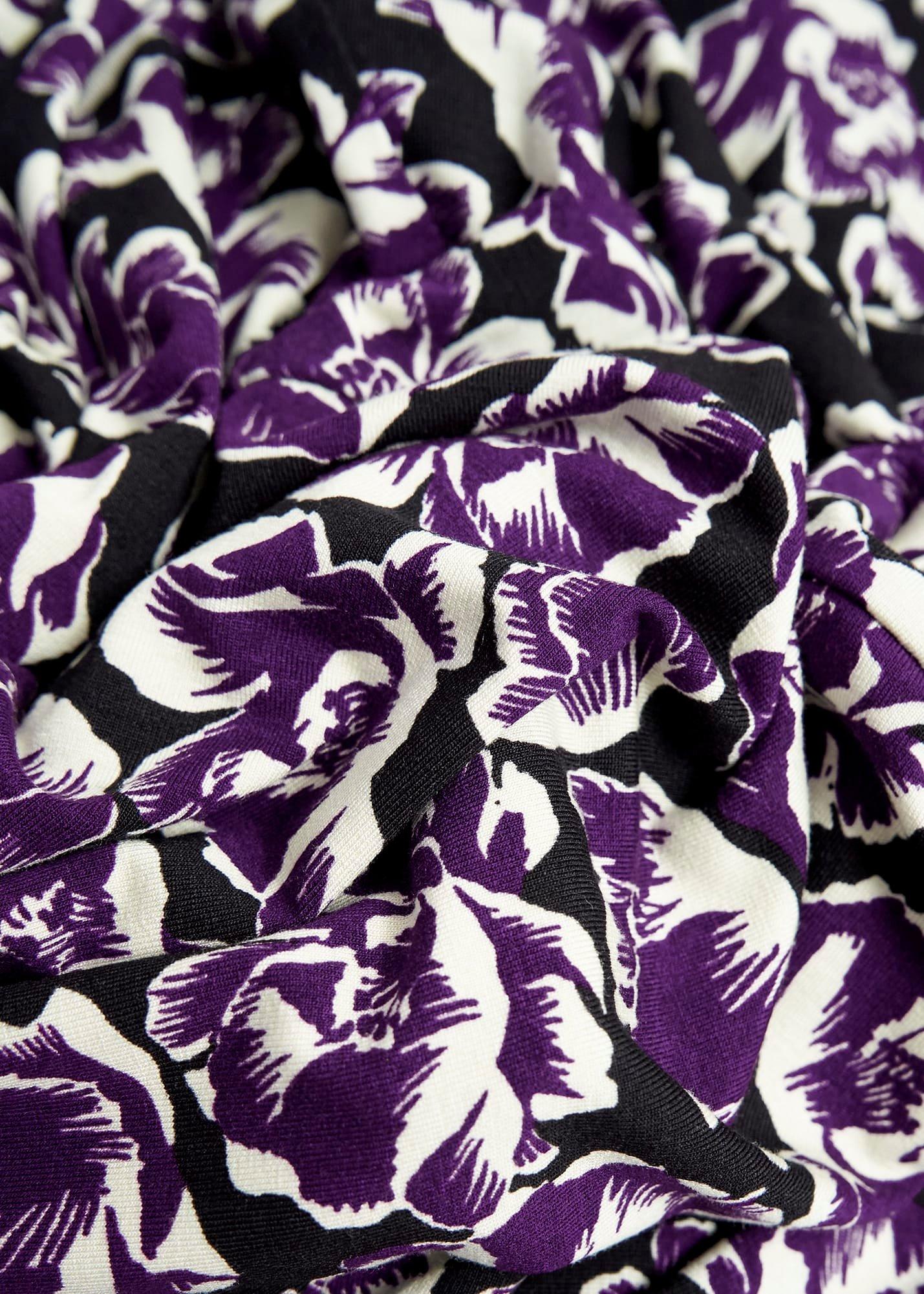 Petite Paige Jersey Dress, Purple Multi, hi-res