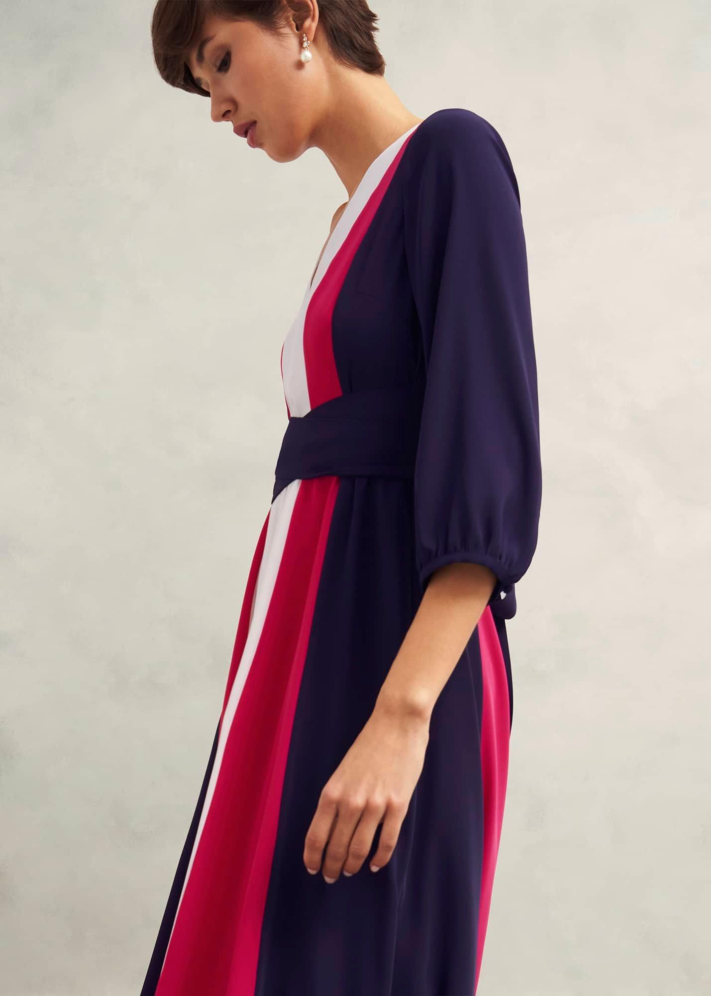 Cora Colour Block Dress, Multi, hi-res