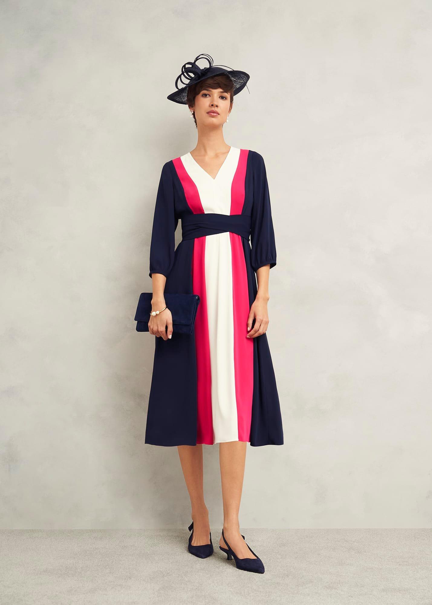 Cora Colour Block Dress, Multi, hi-res