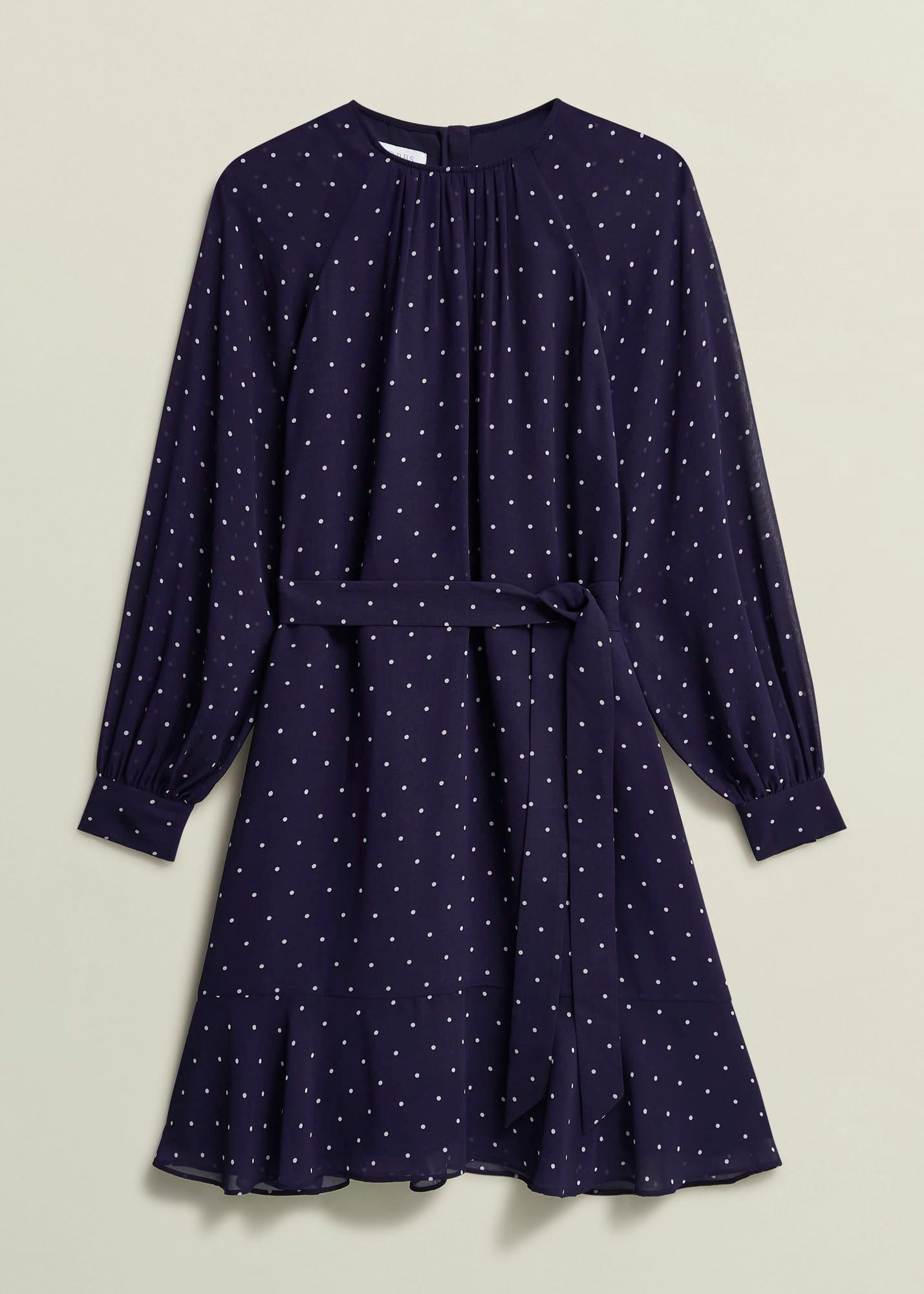 Rosie Dress, Navy Ivory, hi-res