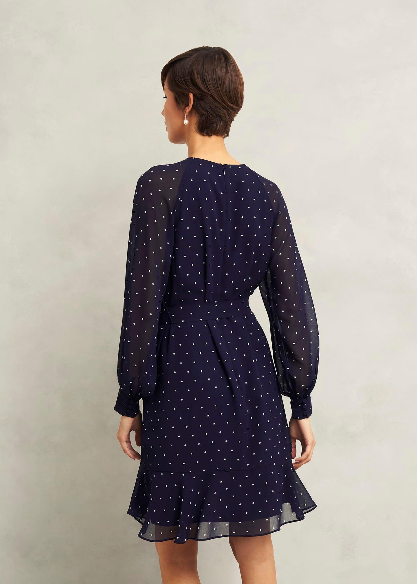 Rosie Dress, Navy Ivory, hi-res