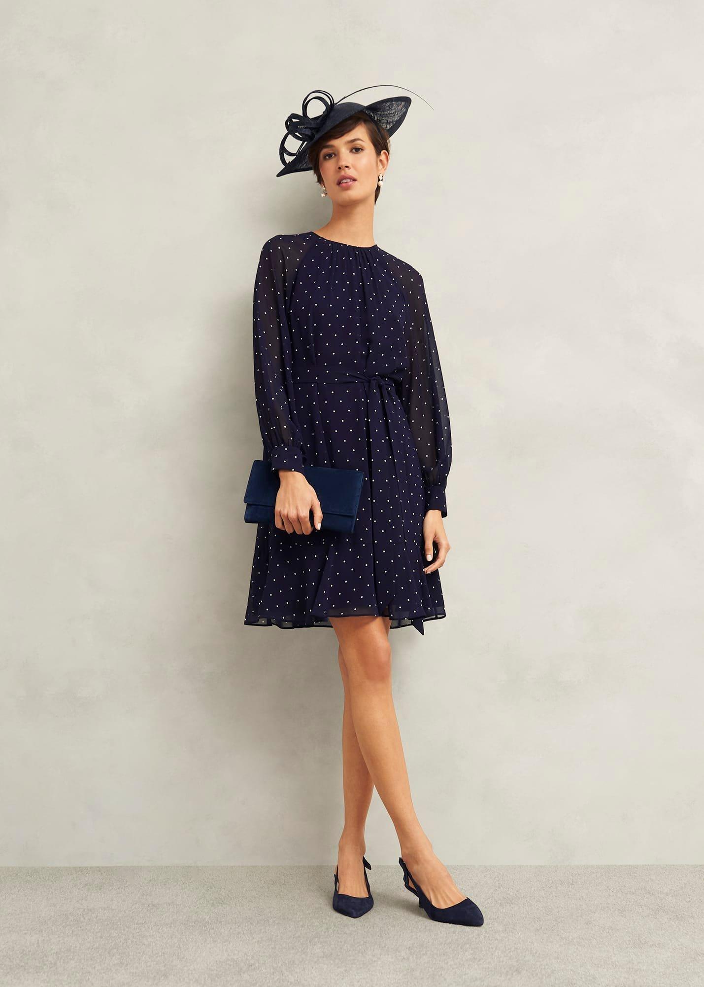 Rosie Dress, Navy Ivory, hi-res