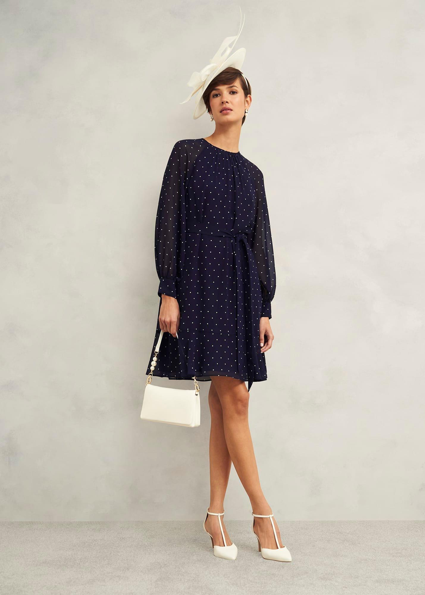 Rosie Dress, Navy Ivory, hi-res