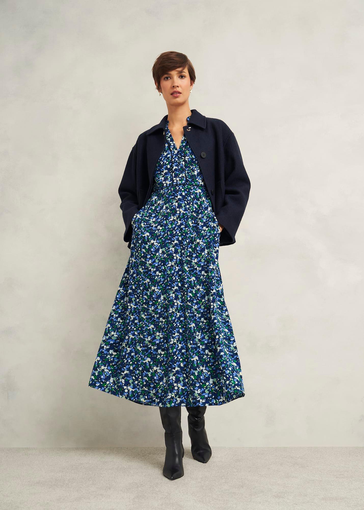 Petite Iris Dress, Green Multi, hi-res