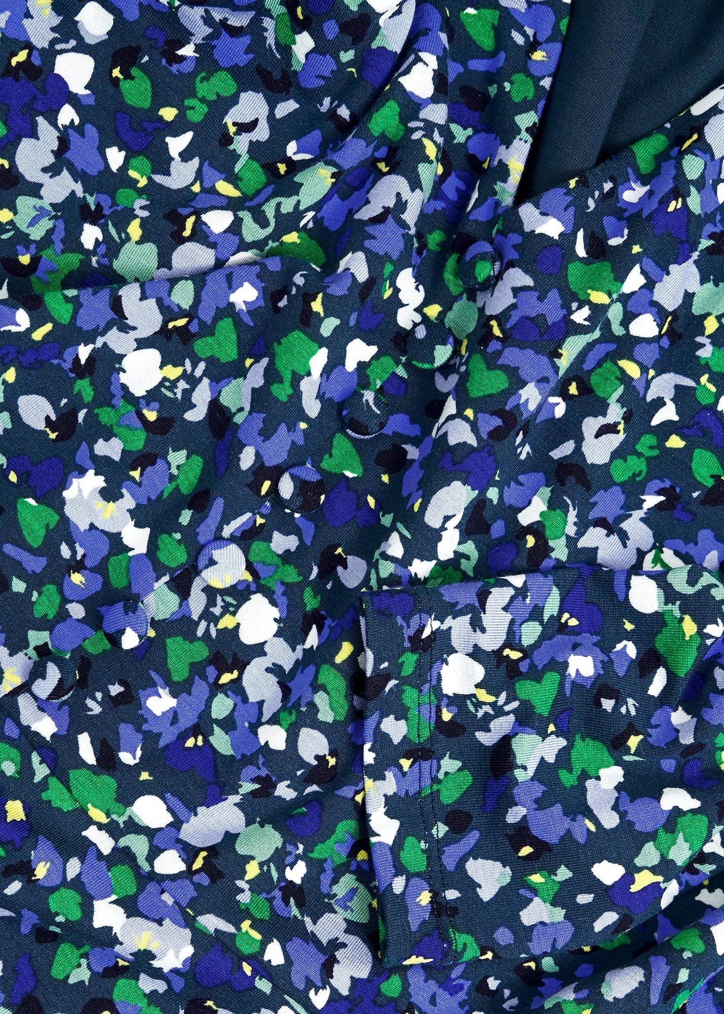 Petite Demi Jersey Dress, Green Multi, hi-res