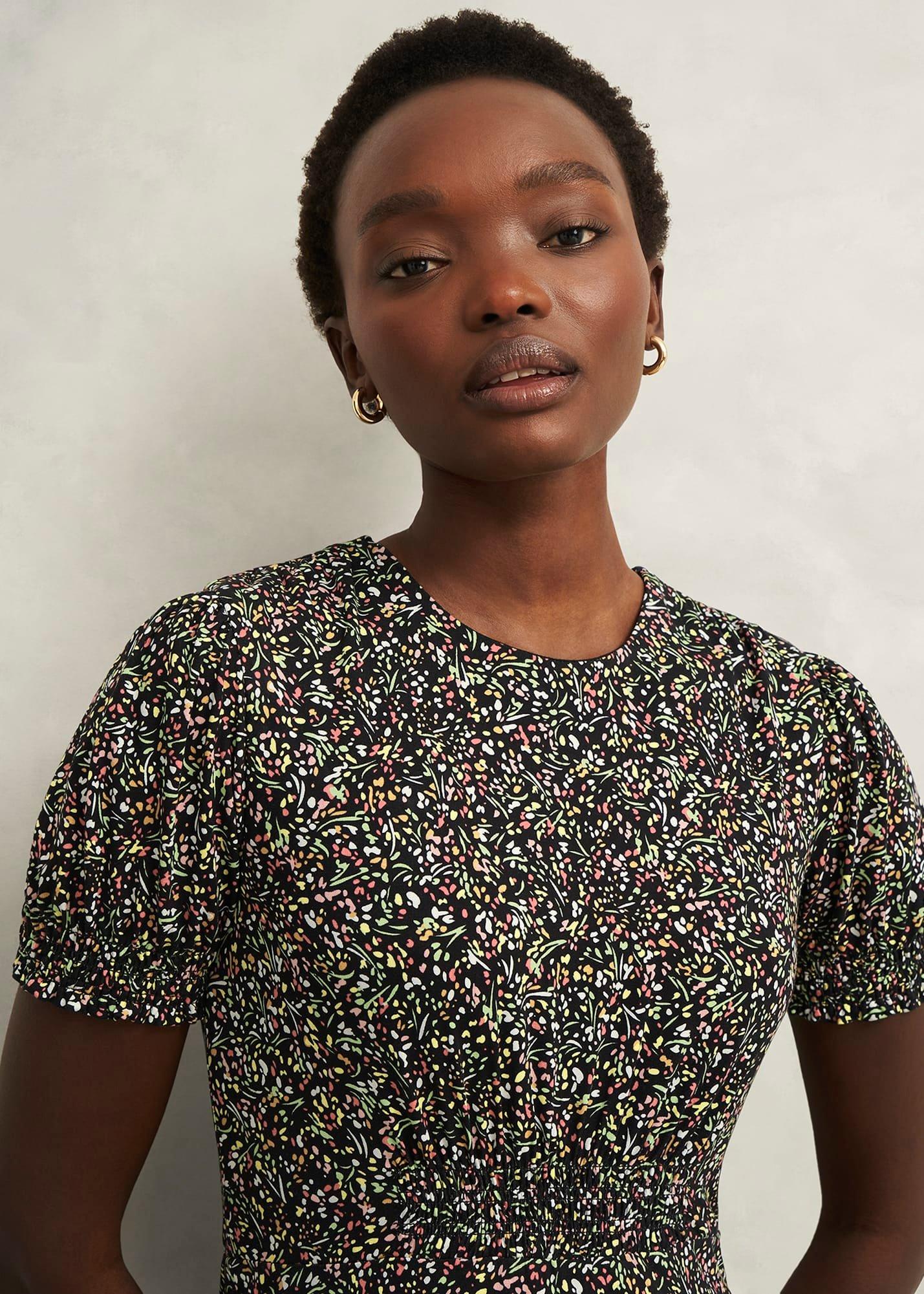 Petite Rima Jersey Dress, Multi, hi-res