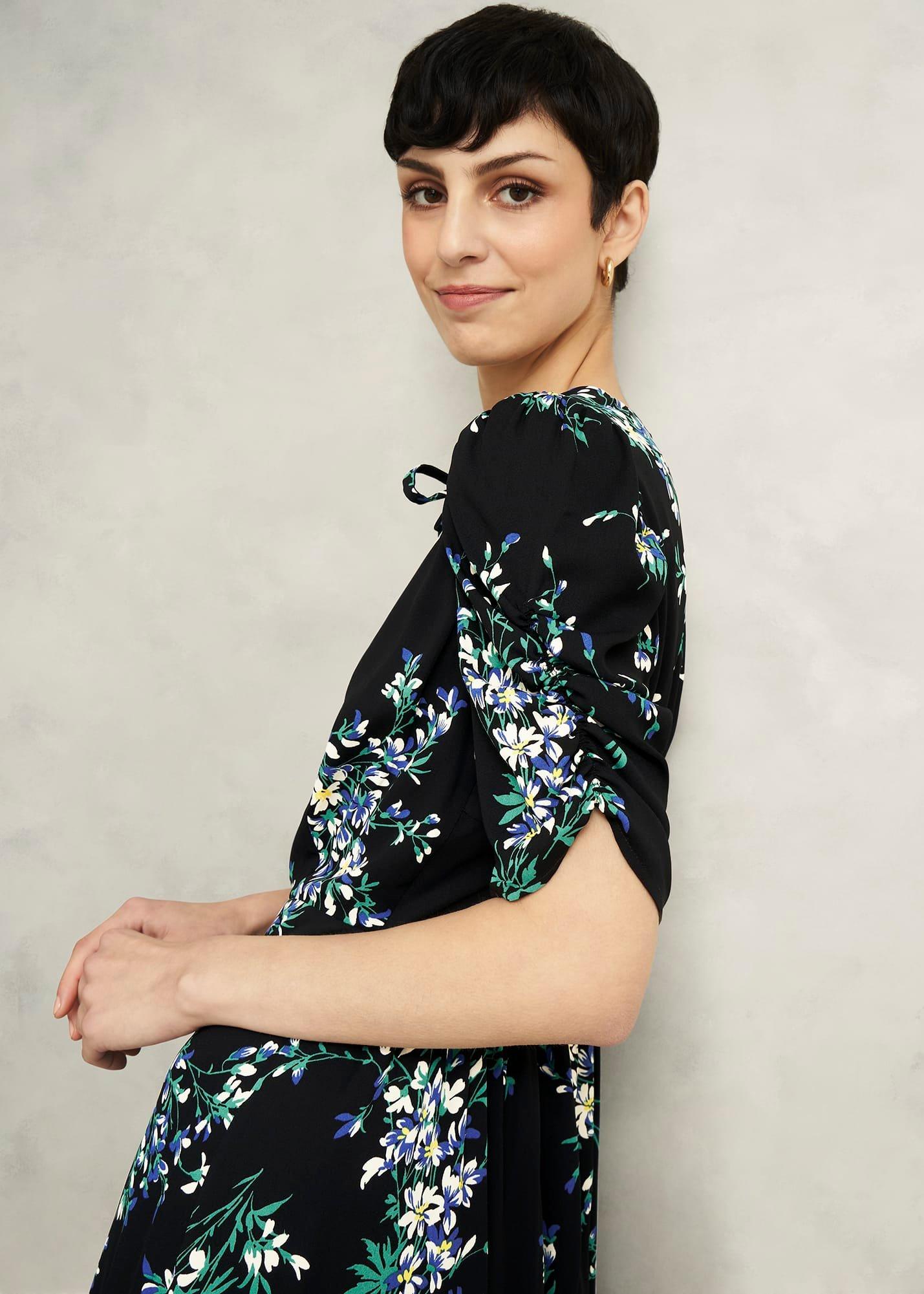 Blenheim Tea Dress, Black Multi, hi-res