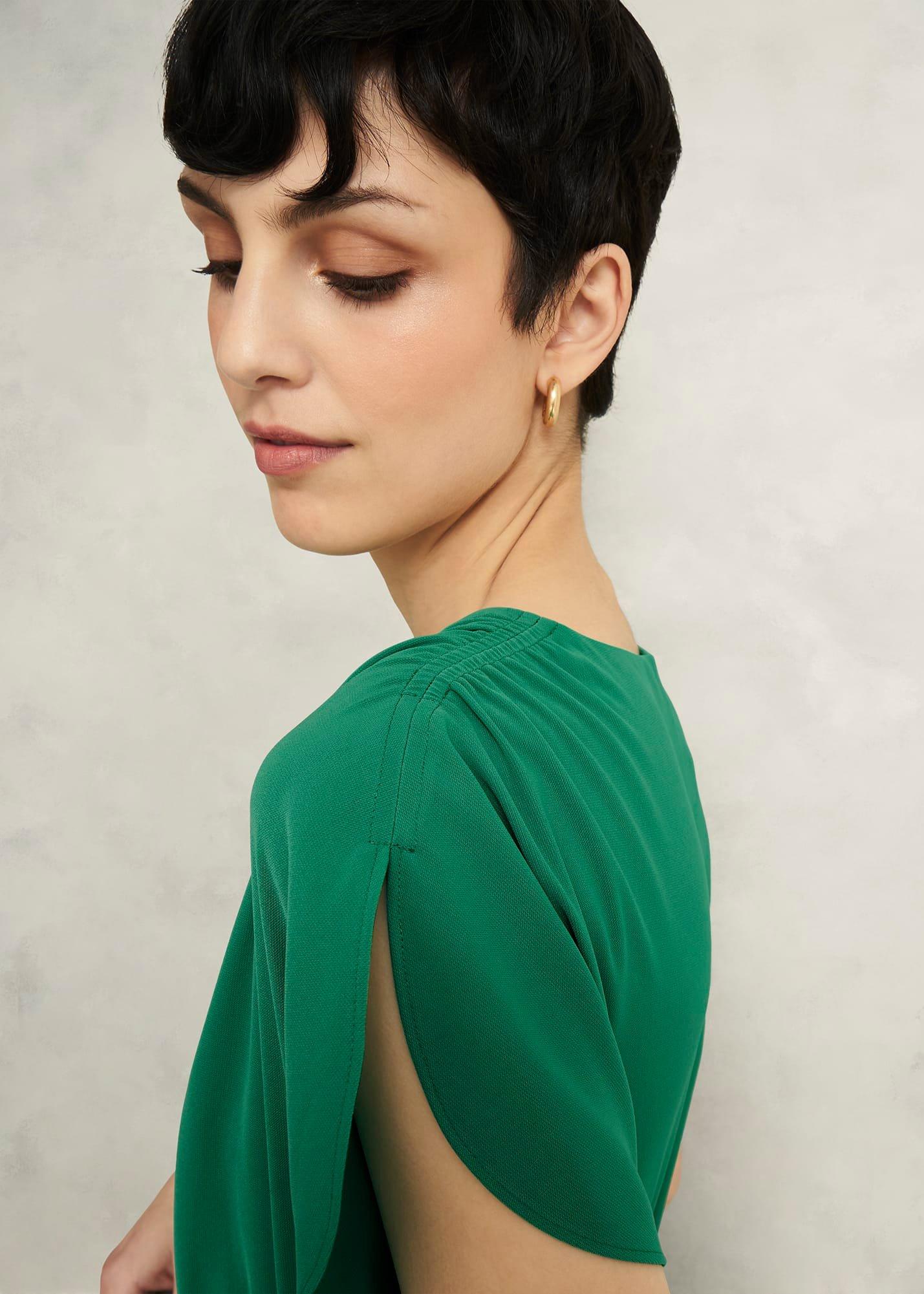 Hampton Dress, Viridian Green, hi-res