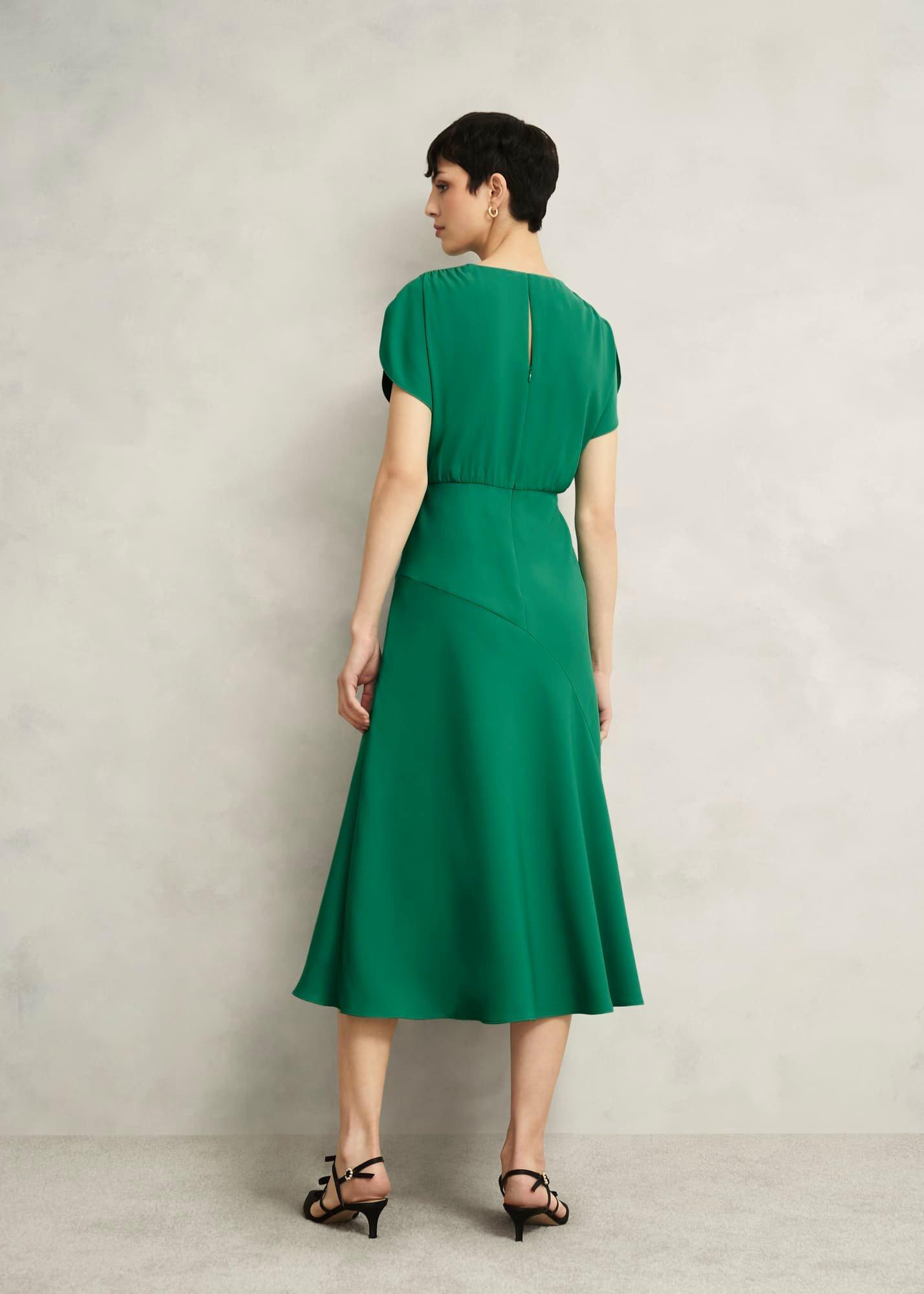 Hampton Dress, Viridian Green, hi-res