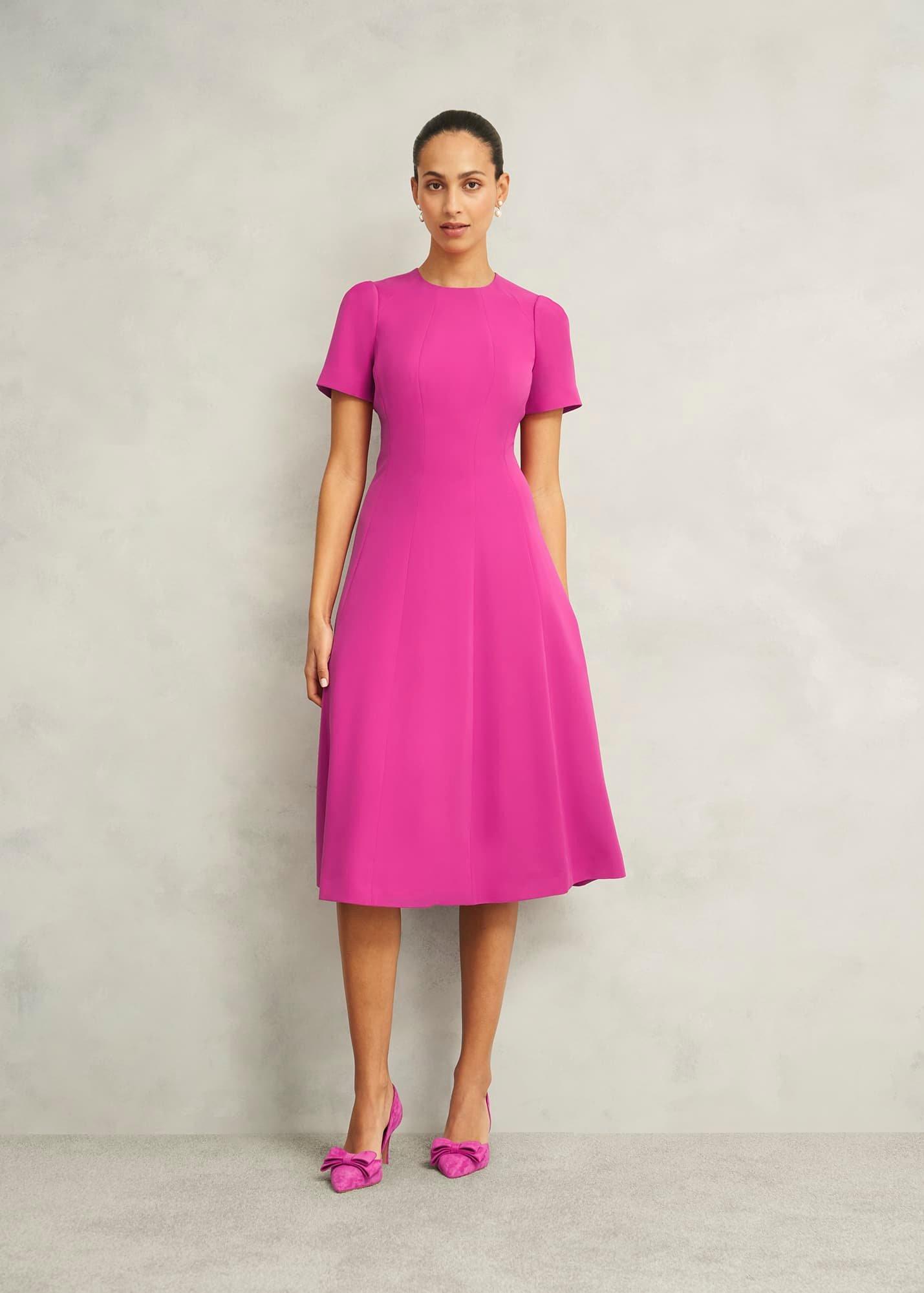 Eliana Dress, Bright Pink, hi-res