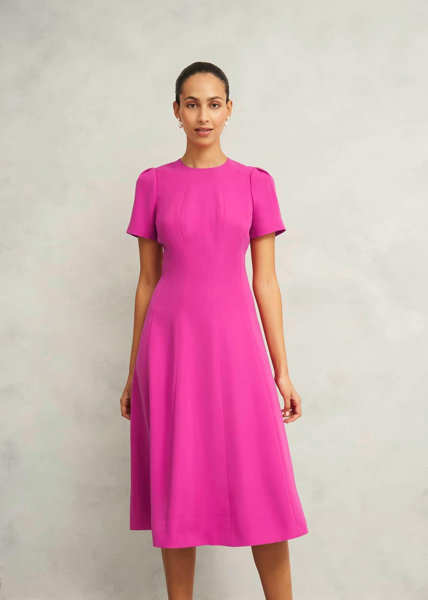 Eliana Dress, Bright Pink, hi-res