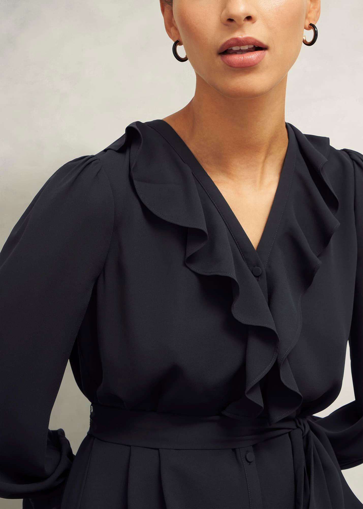 Maisie Dress, Hobbs Black, hi-res