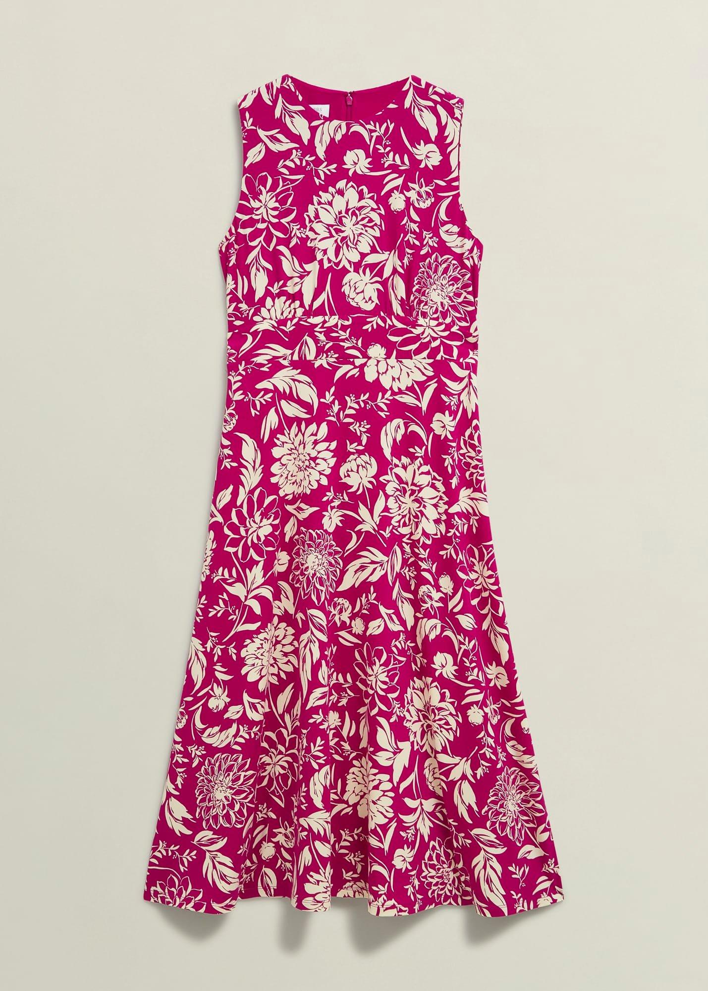 Petite Marylise Jersey Dress, Pink Cream, hi-res