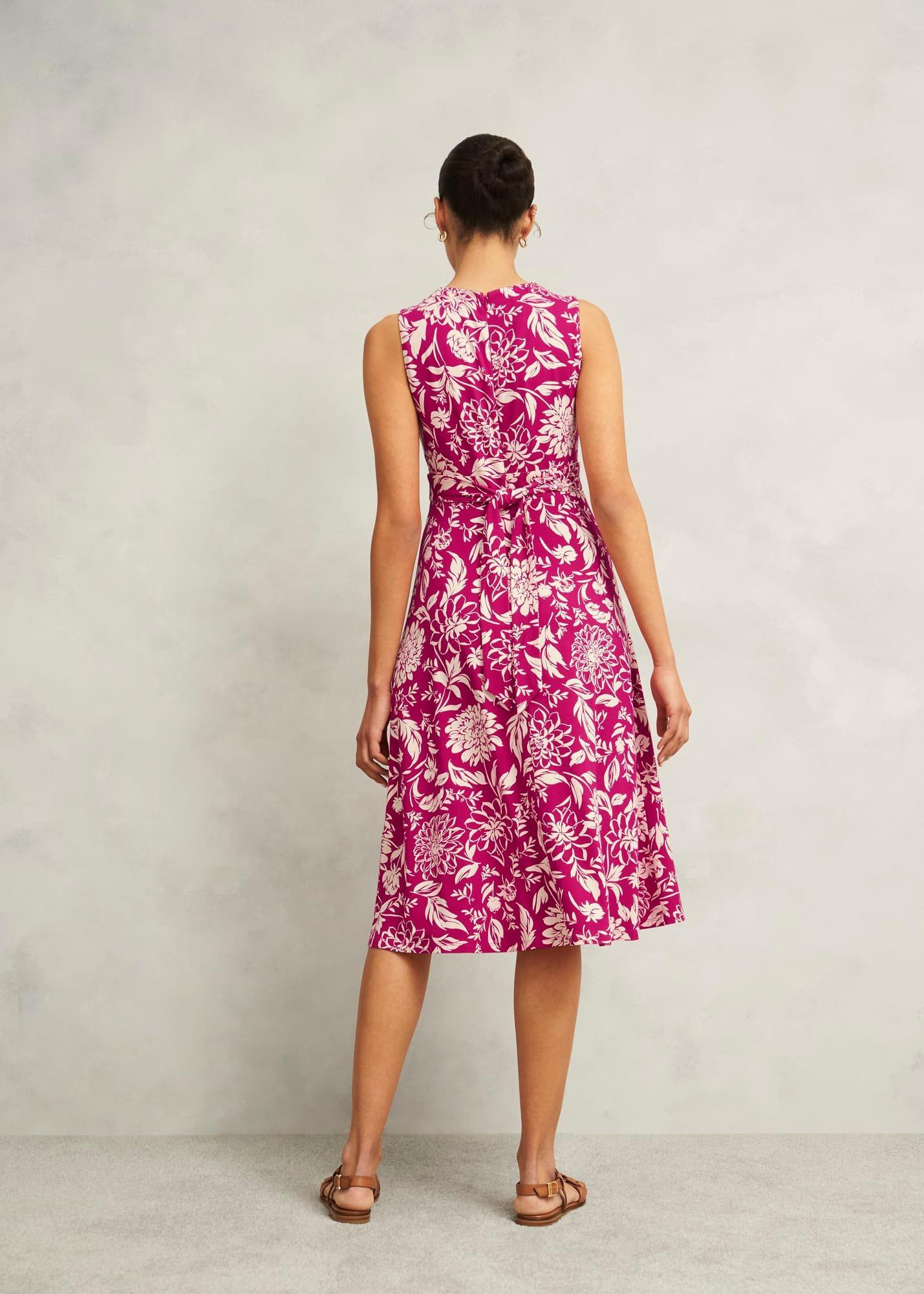 Petite Marylise Jersey Dress, Pink Cream, hi-res