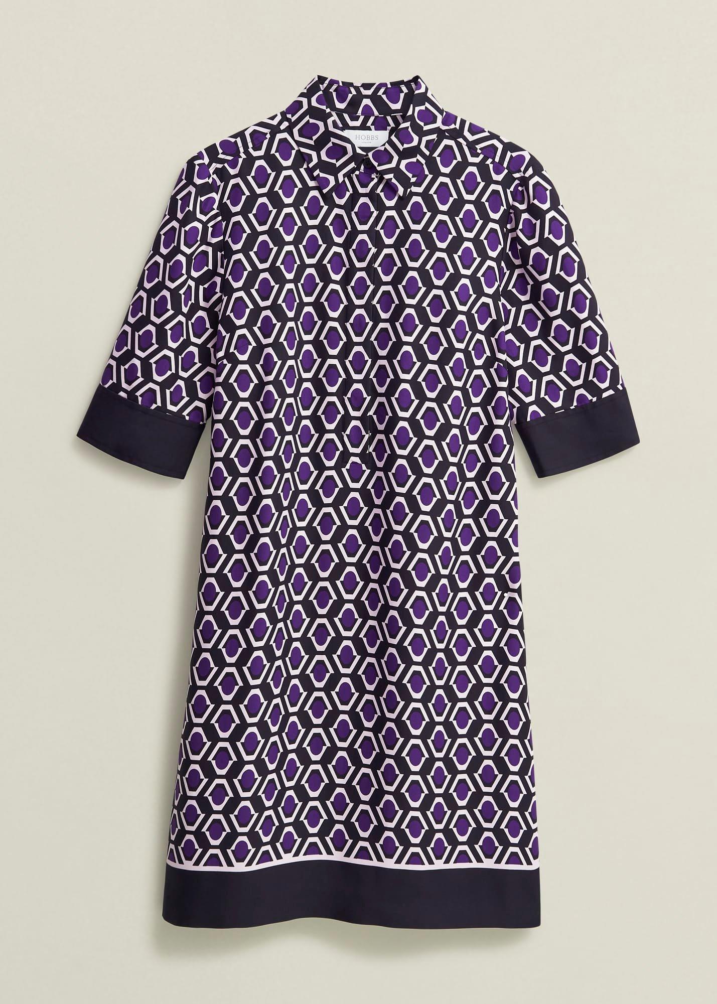 Marciella Tunic Dress, Purple Multi, hi-res