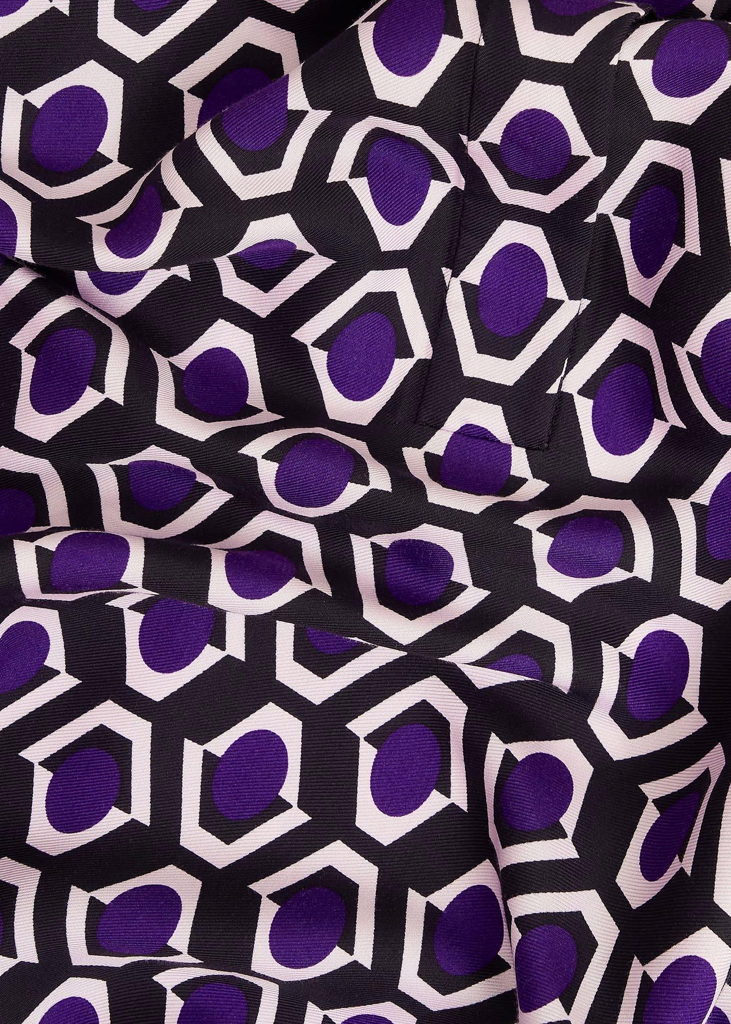 Marciella Tunic Dress, Purple Multi, hi-res