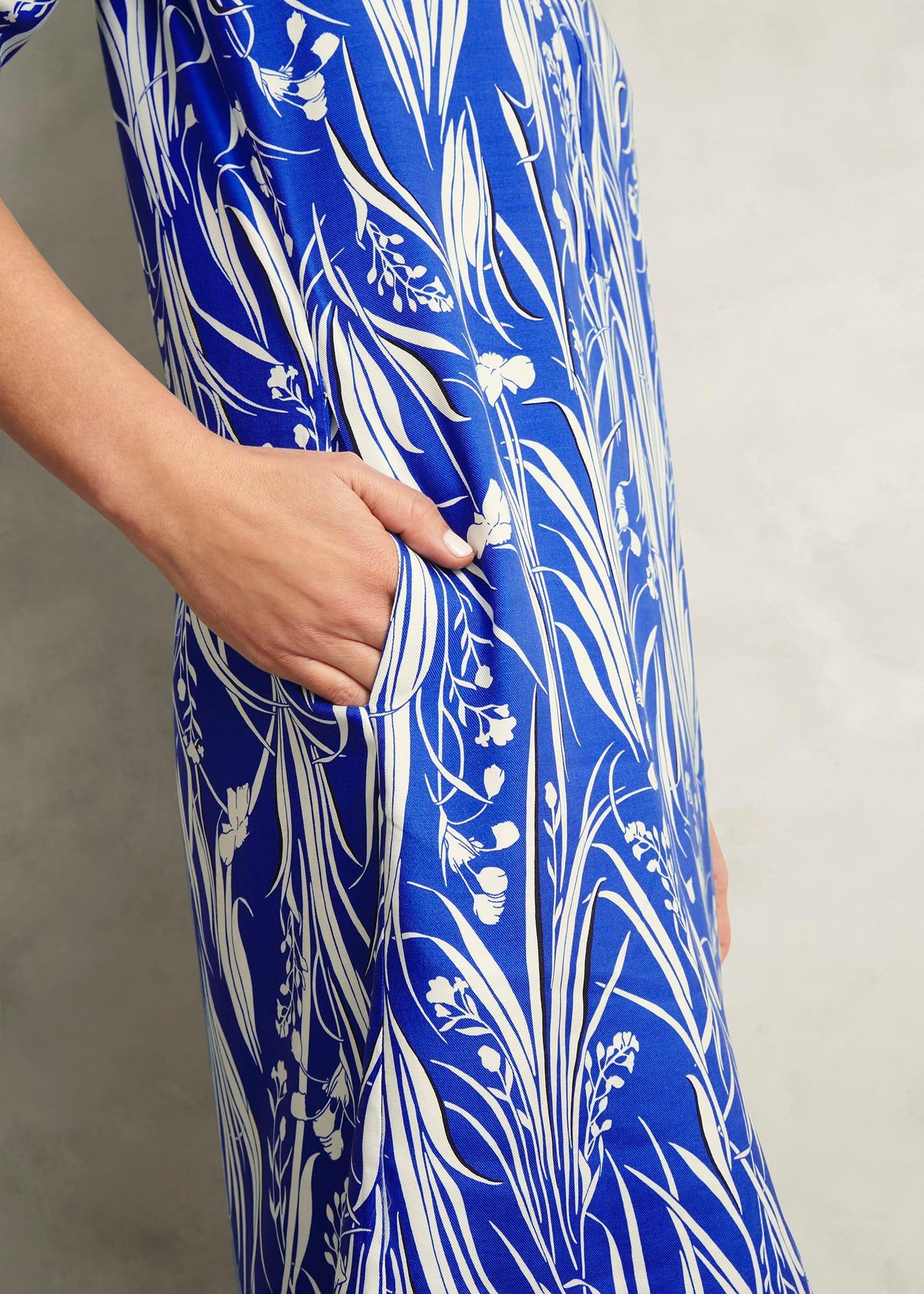 Marciella Tunic Dress, Blue Multi, hi-res