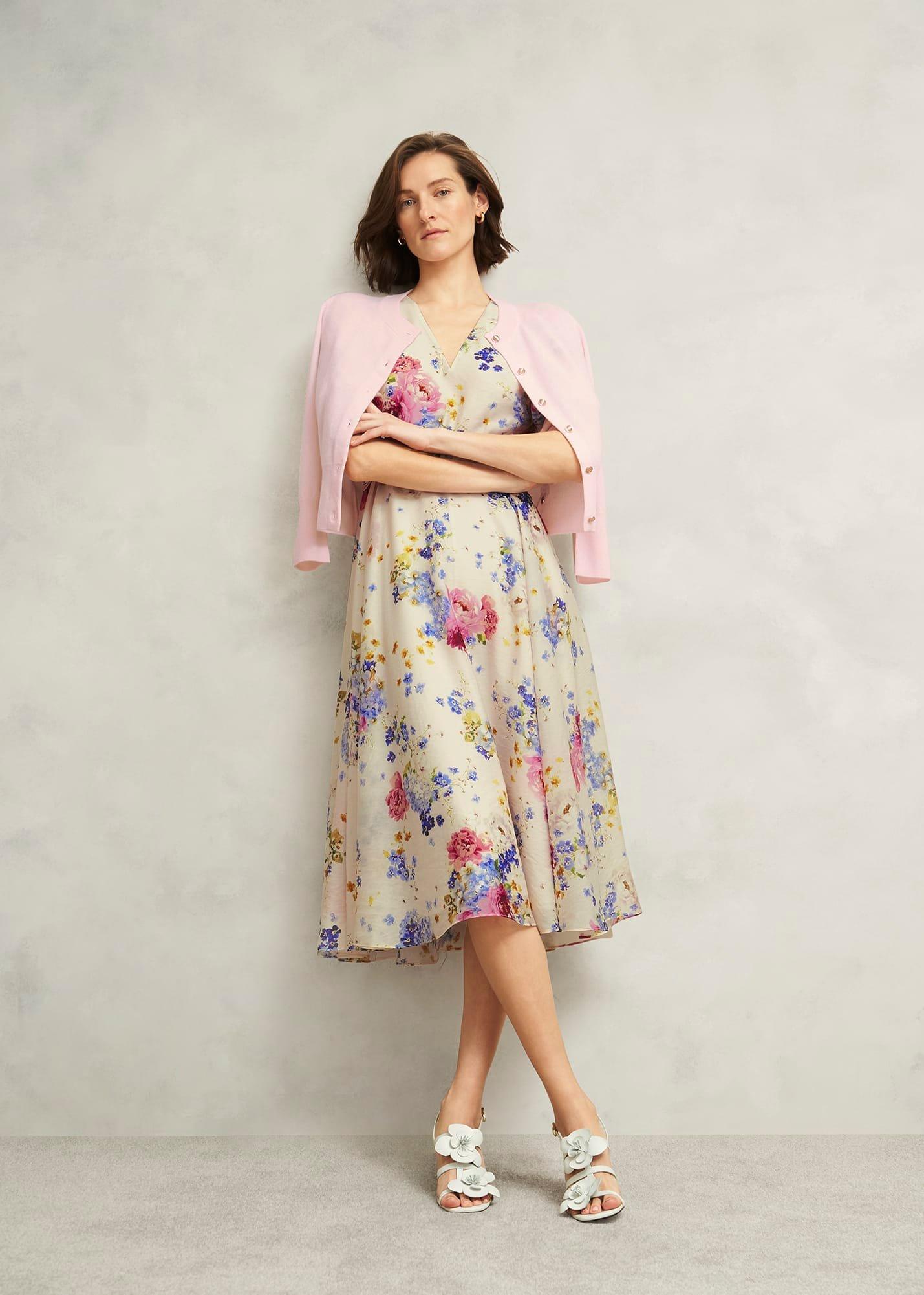 Barrington Floral Dress, Brulee Multi, hi-res