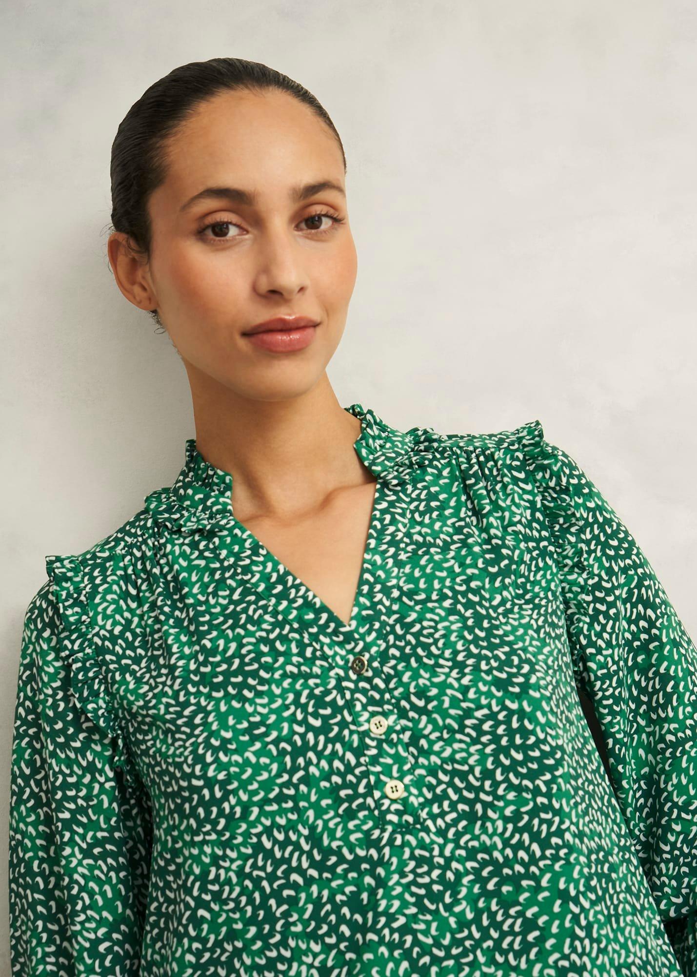 Laurel Dress, Cilantro Green, hi-res