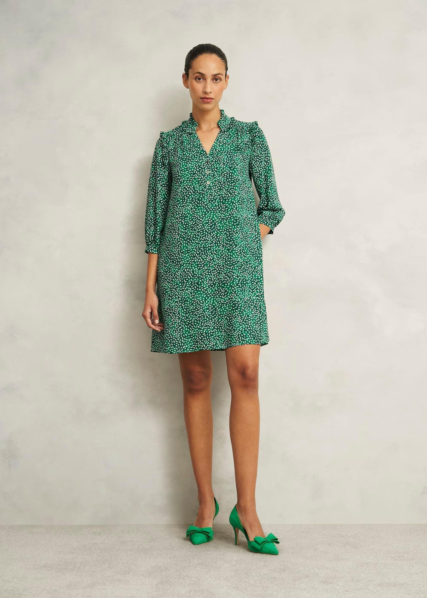 Laurel Dress, Cilantro Green, hi-res