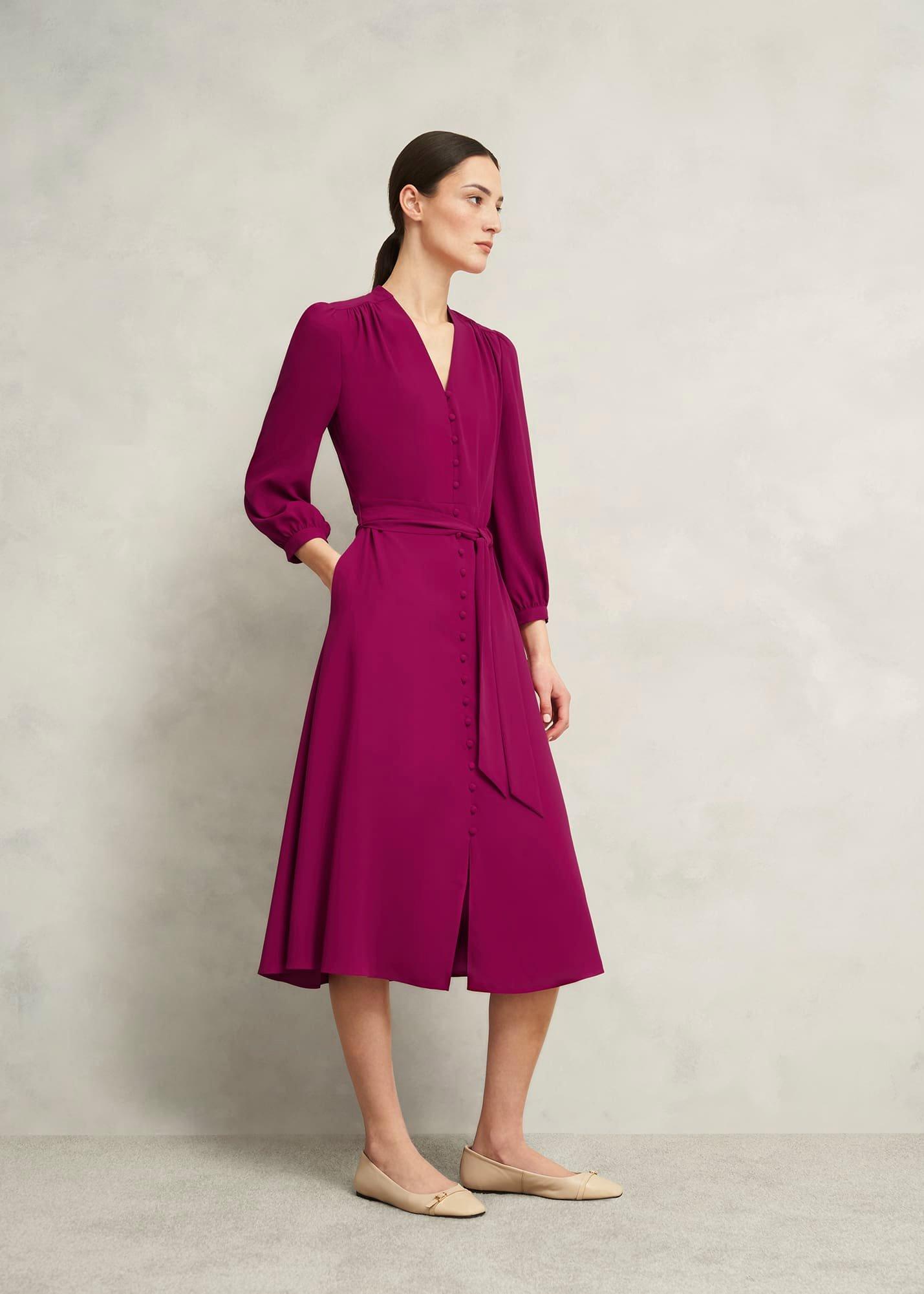 Magnolia Dress, Cerise Pink, hi-res