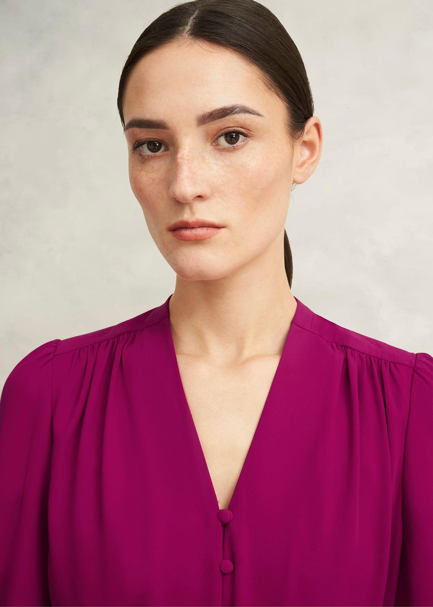 Magnolia Dress, Cerise Pink, hi-res