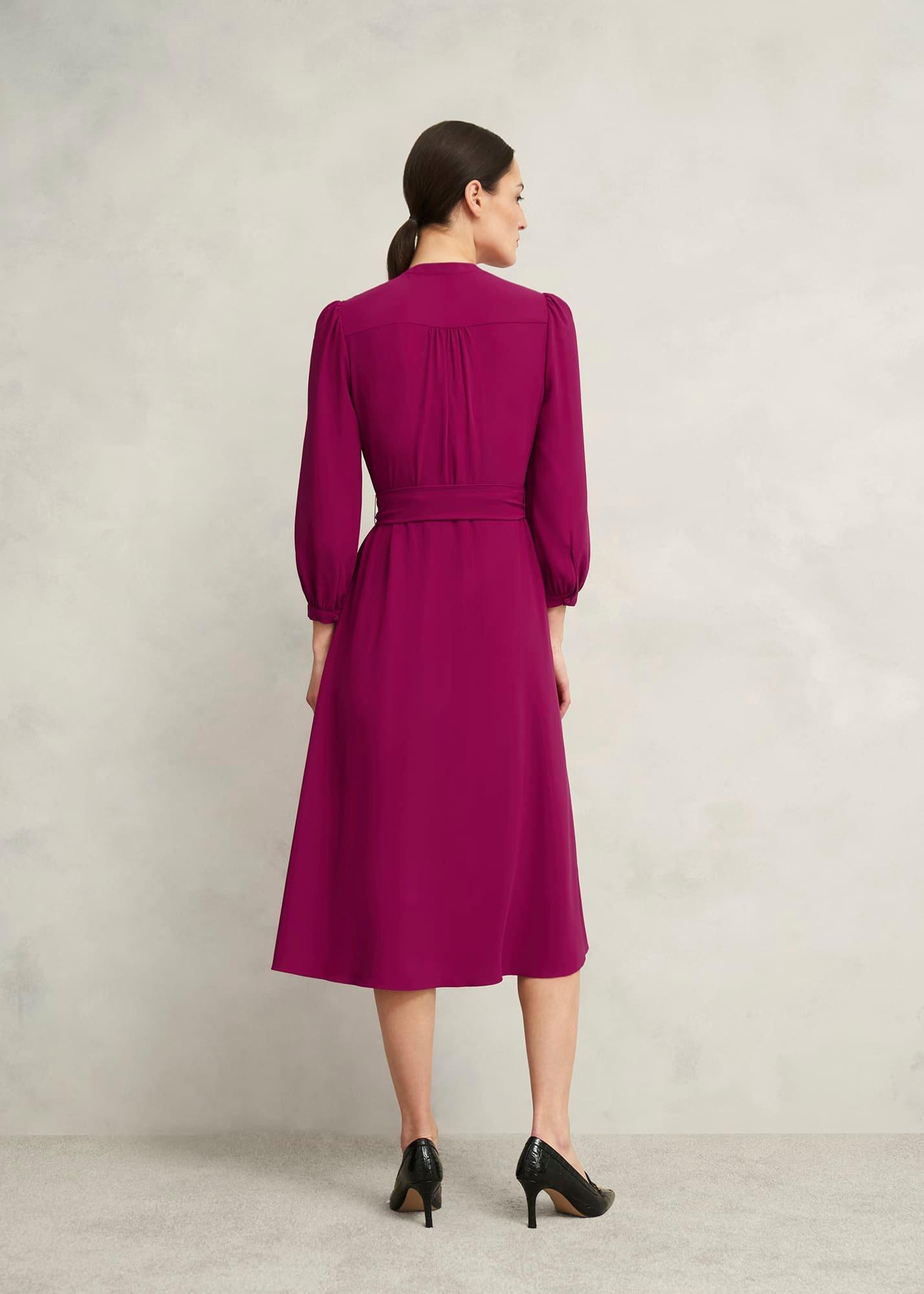 Petite Magnolia Dress, Cerise Pink, hi-res