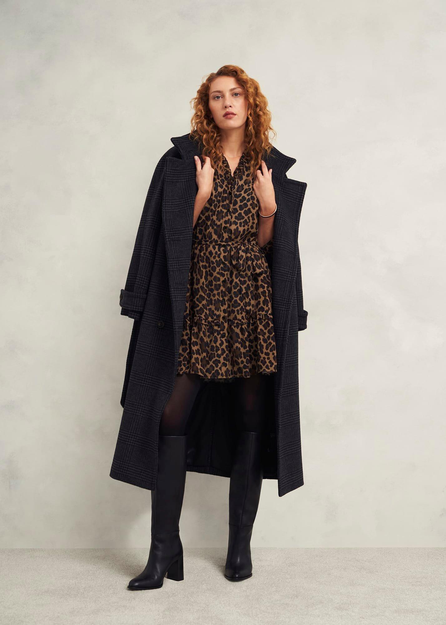 Polly Dress, Camel Multi, hi-res