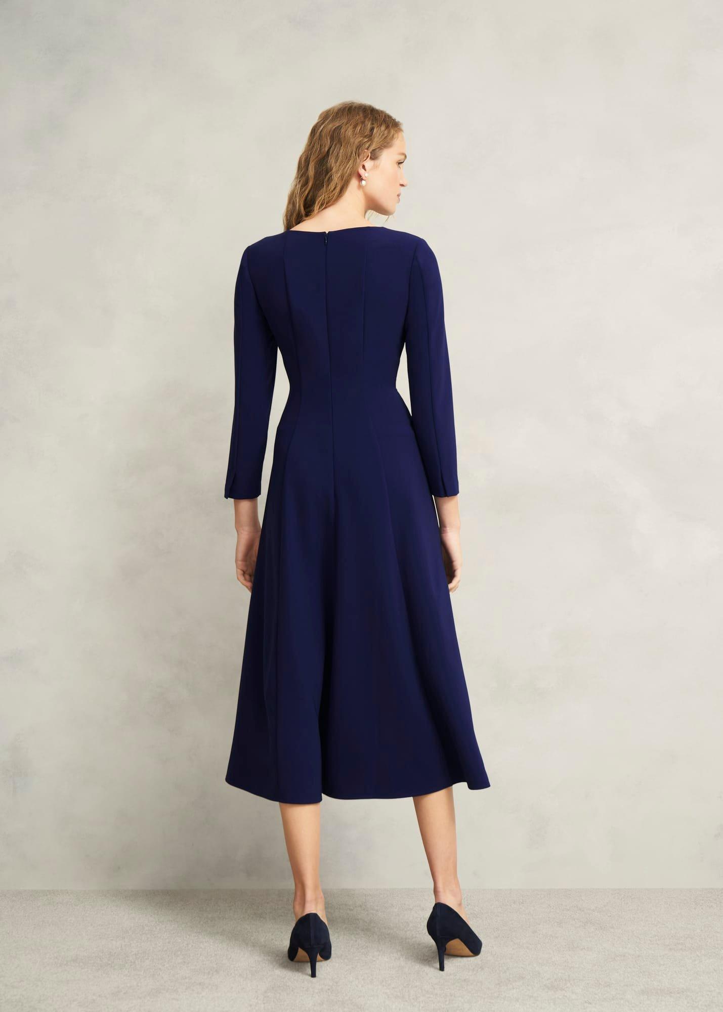 Leonora Dress, Navy, hi-res