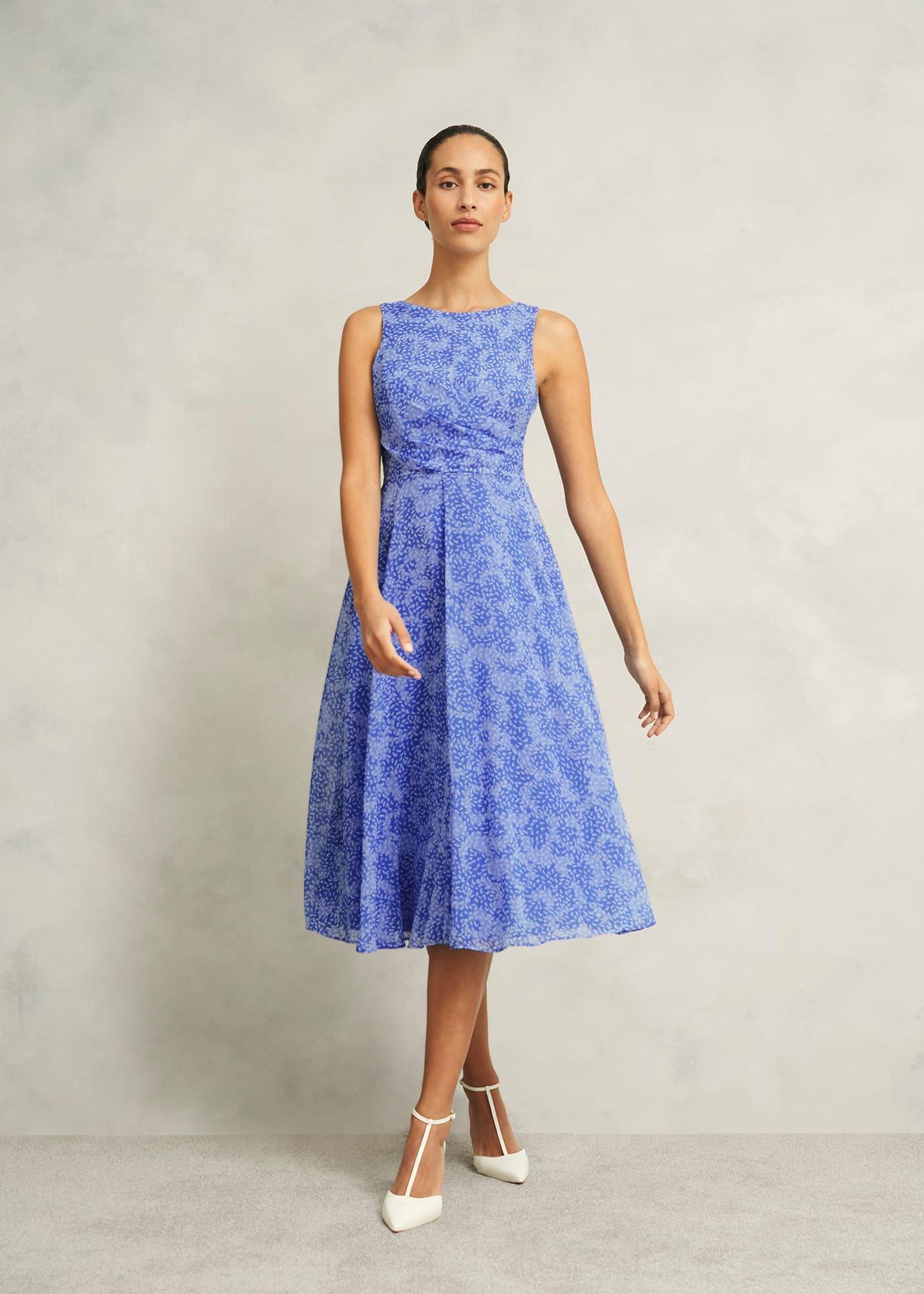 Petite Jess Dress, Blue Multi, hi-res