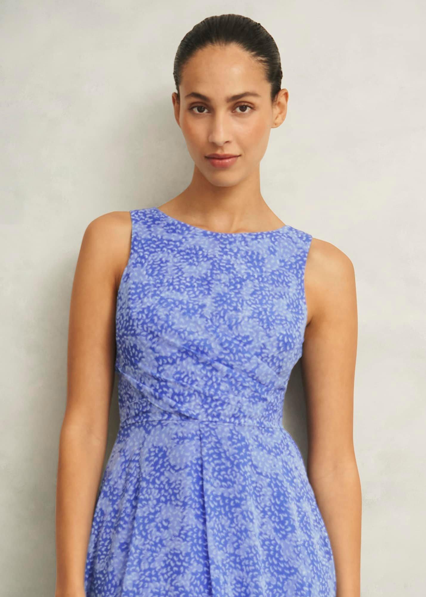 Petite Jess Dress, Blue Multi, hi-res