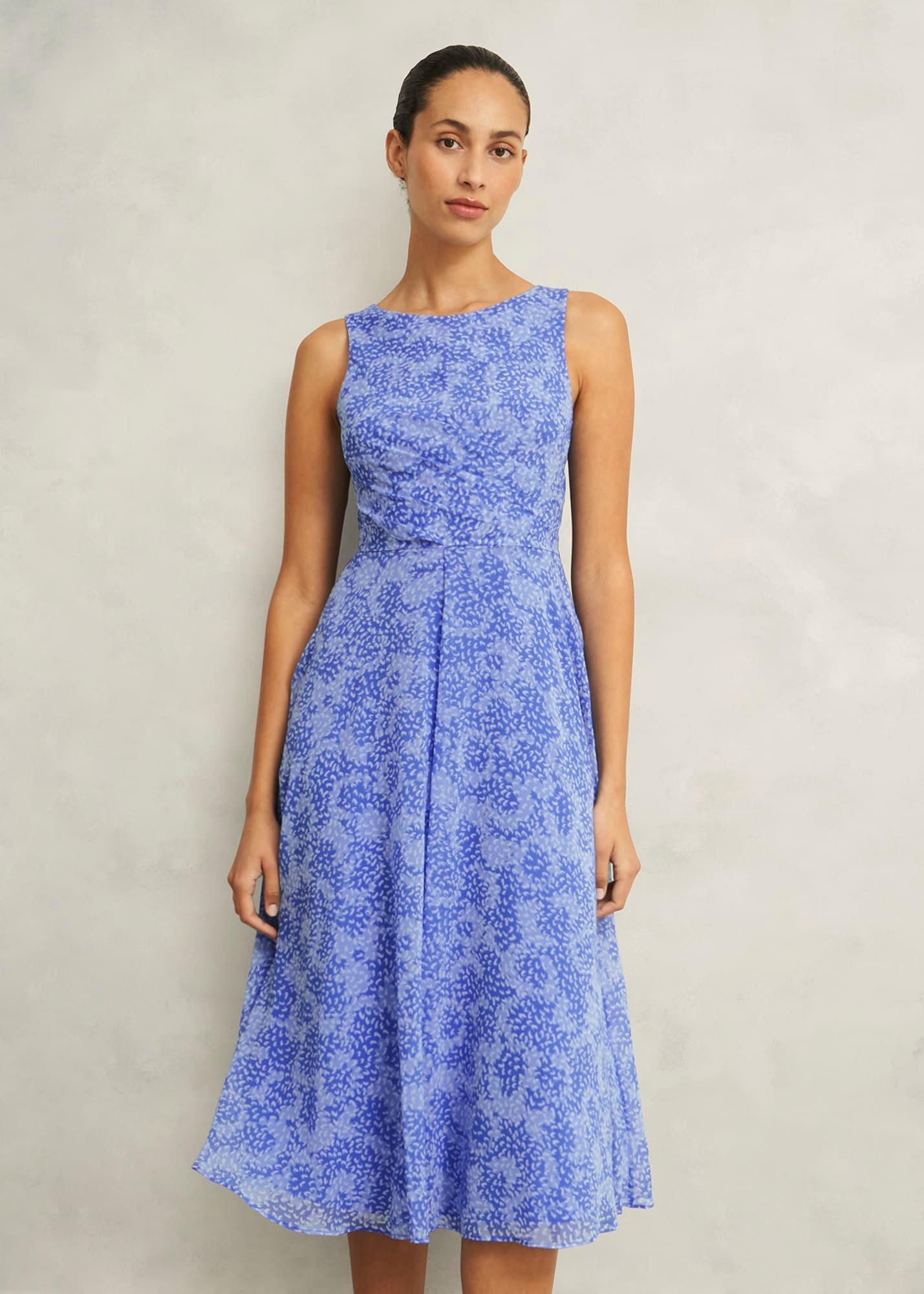 Petite Jess Dress, Blue Multi, hi-res