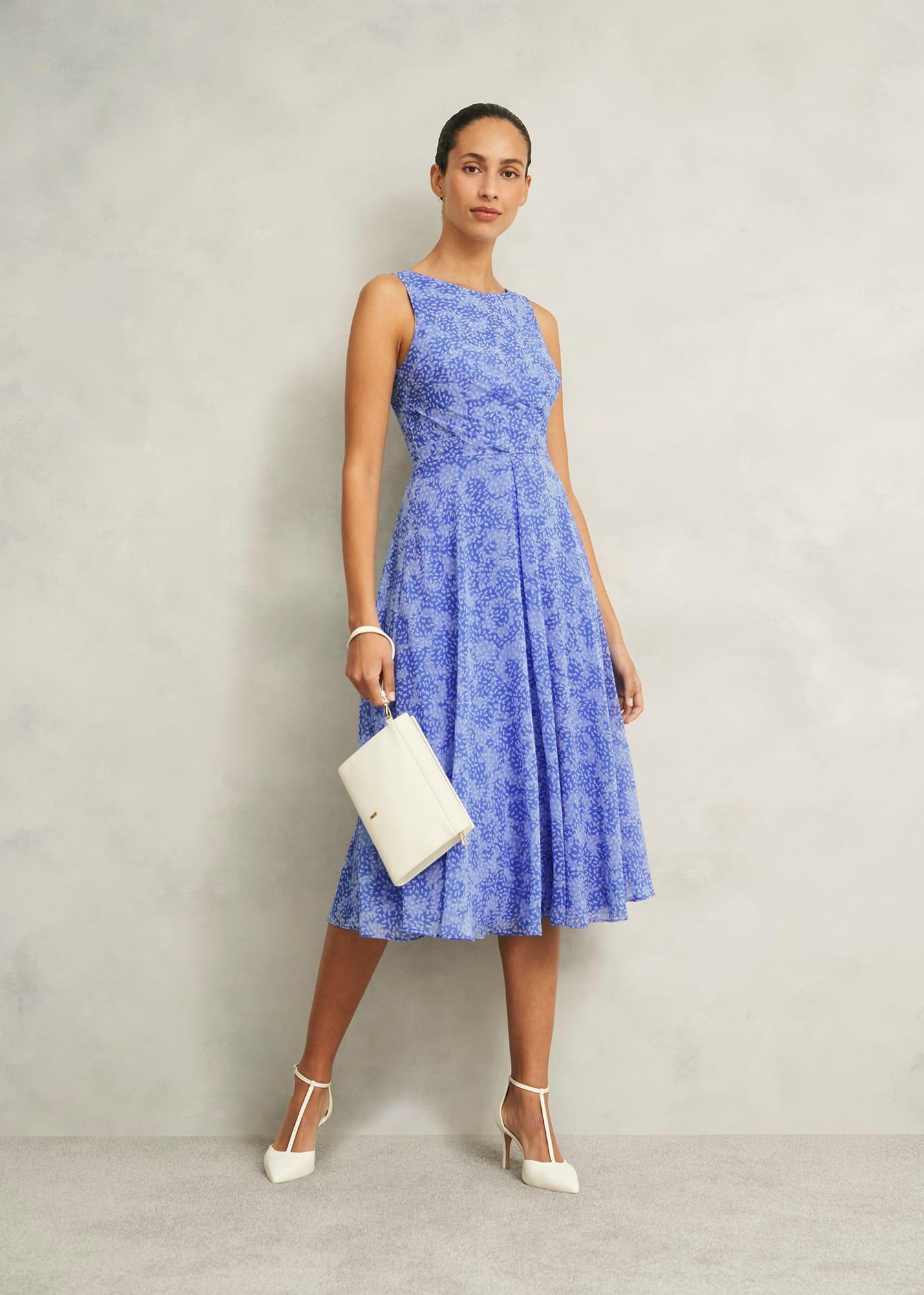 Petite Jess Dress, Blue Multi, hi-res