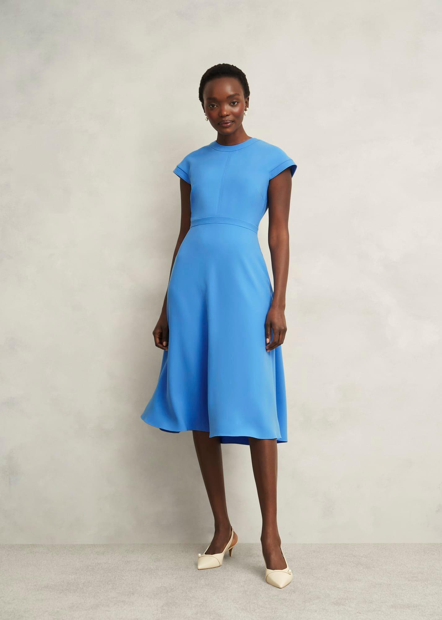 Hallie Dress, Hydrangea Blue, hi-res