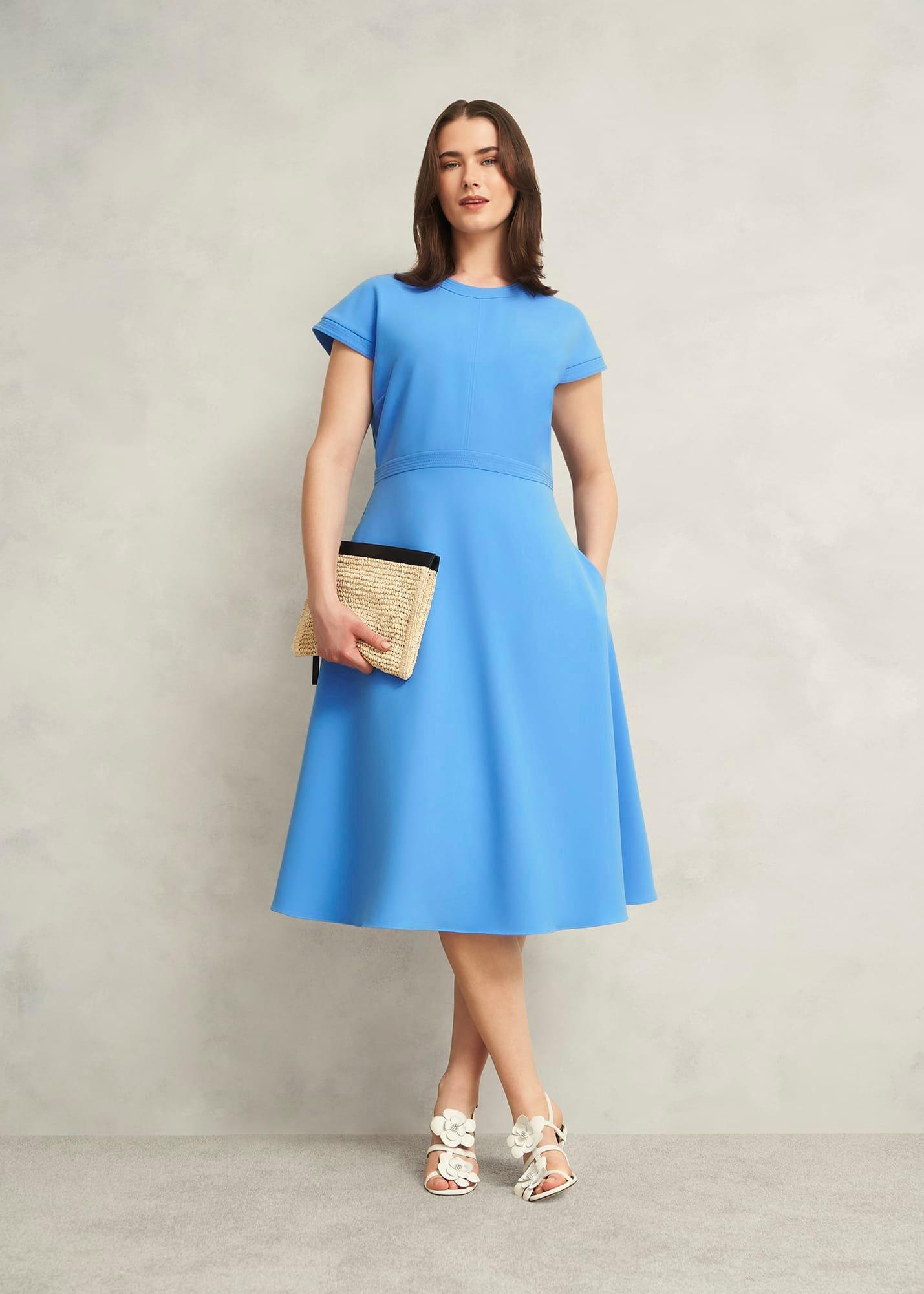 Hallie Dress, Hydrangea Blue, hi-res