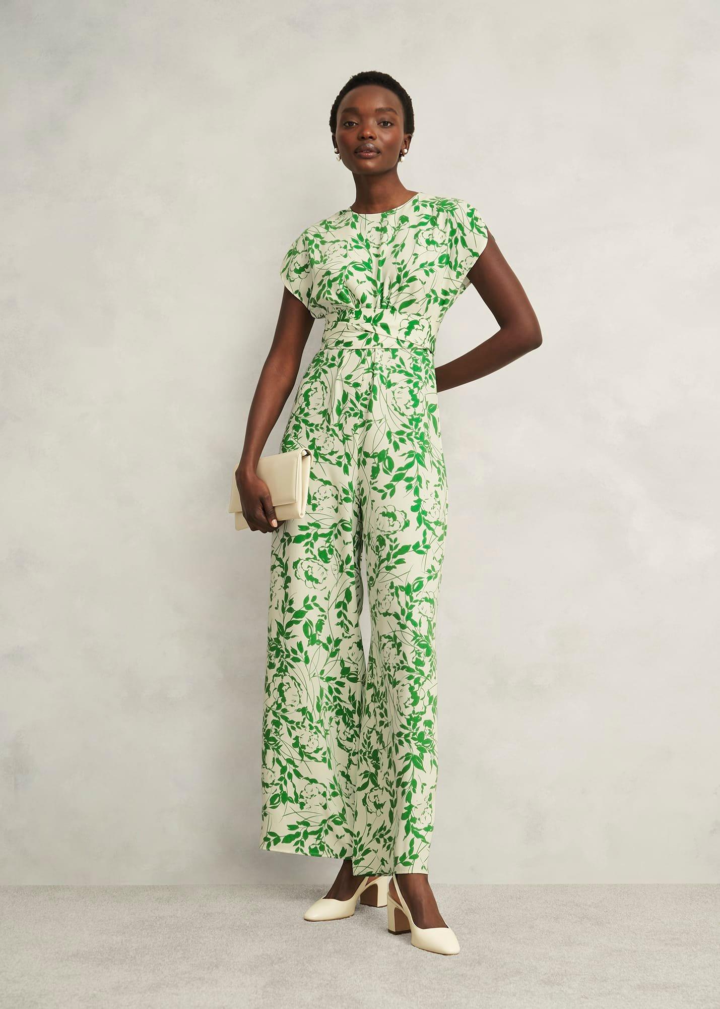 Cressida Jumpsuit, Cream Green, hi-res