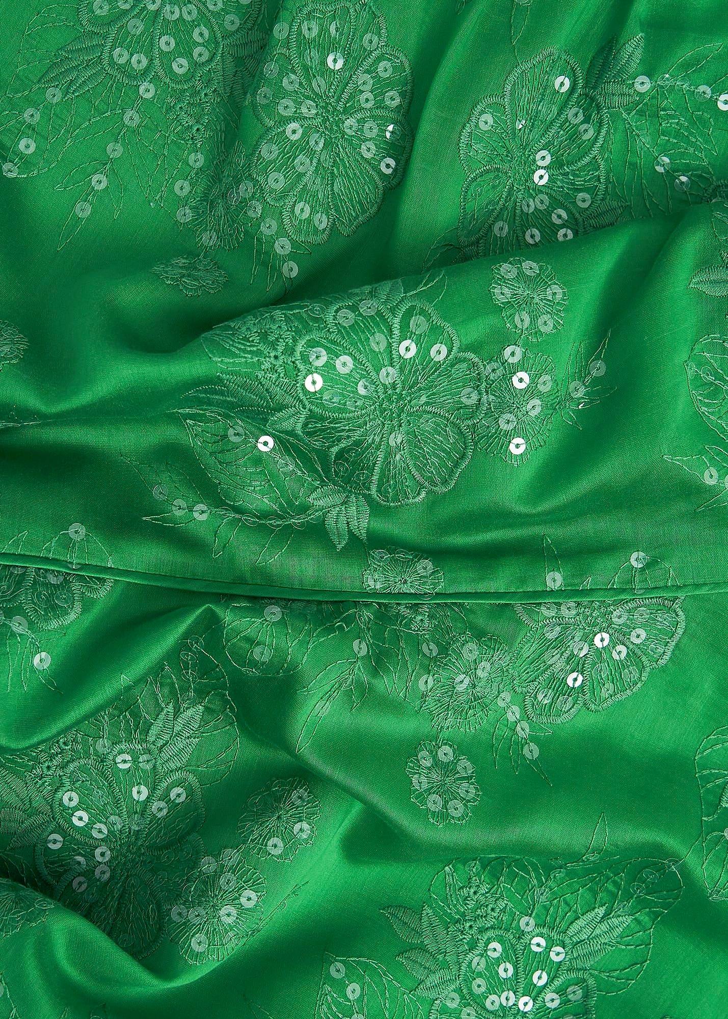 Rachel Embroidered Dress, Cilantro Green, hi-res