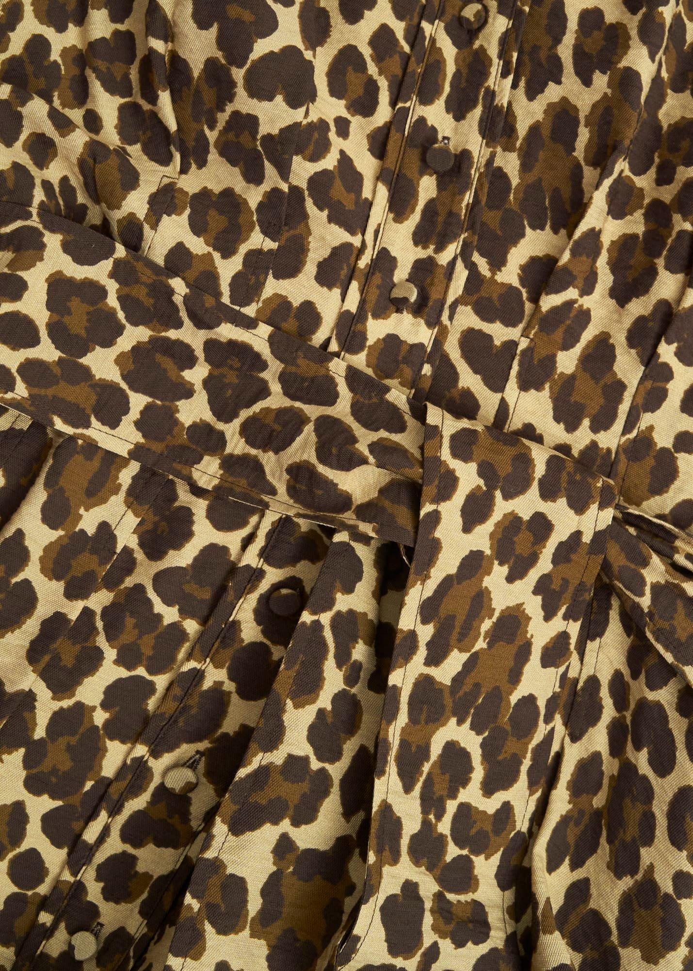 Hurst Leopard Shirt Dress, Brown Multi, hi-res