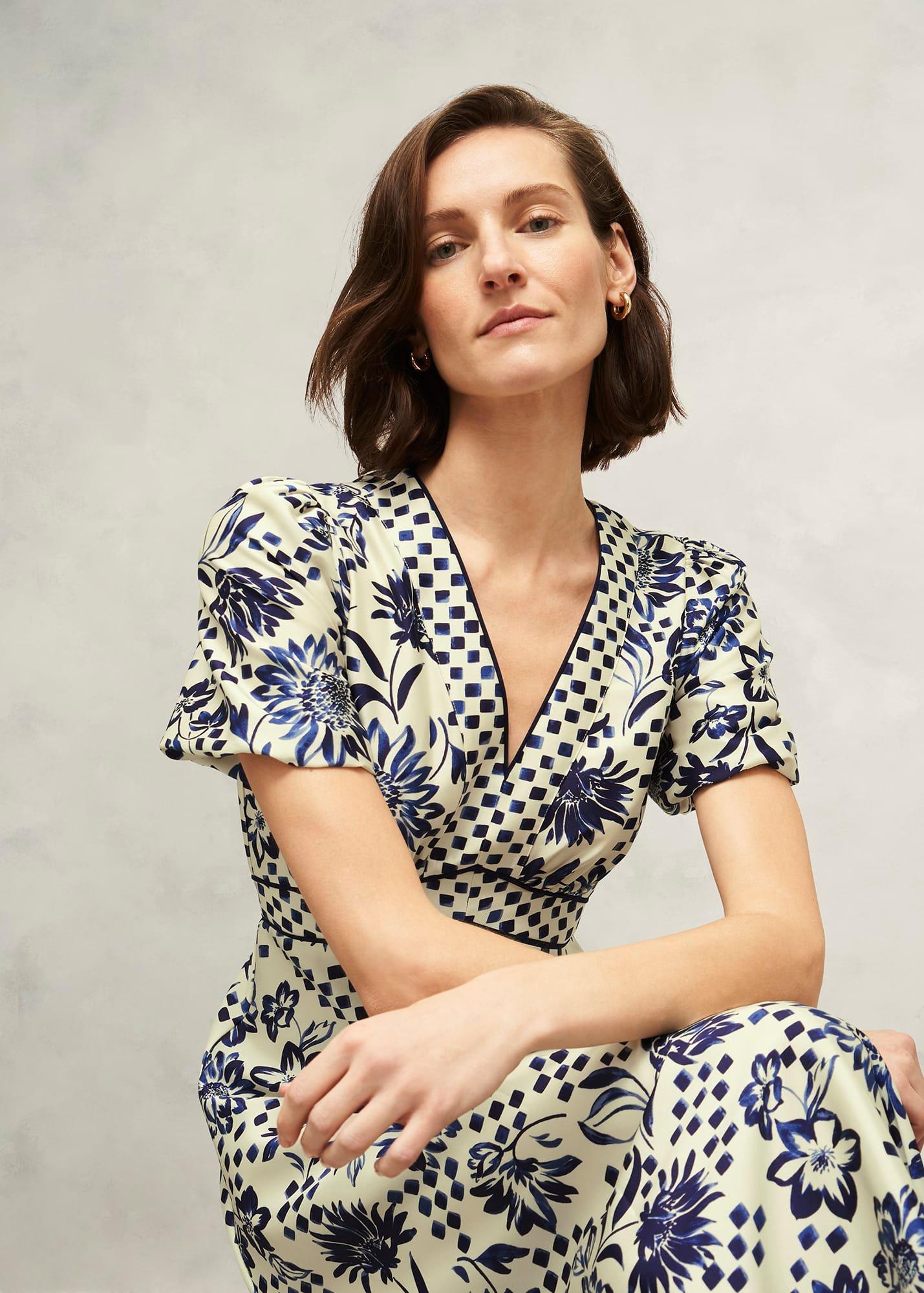 Trelissick Dress, Cream Multi, hi-res