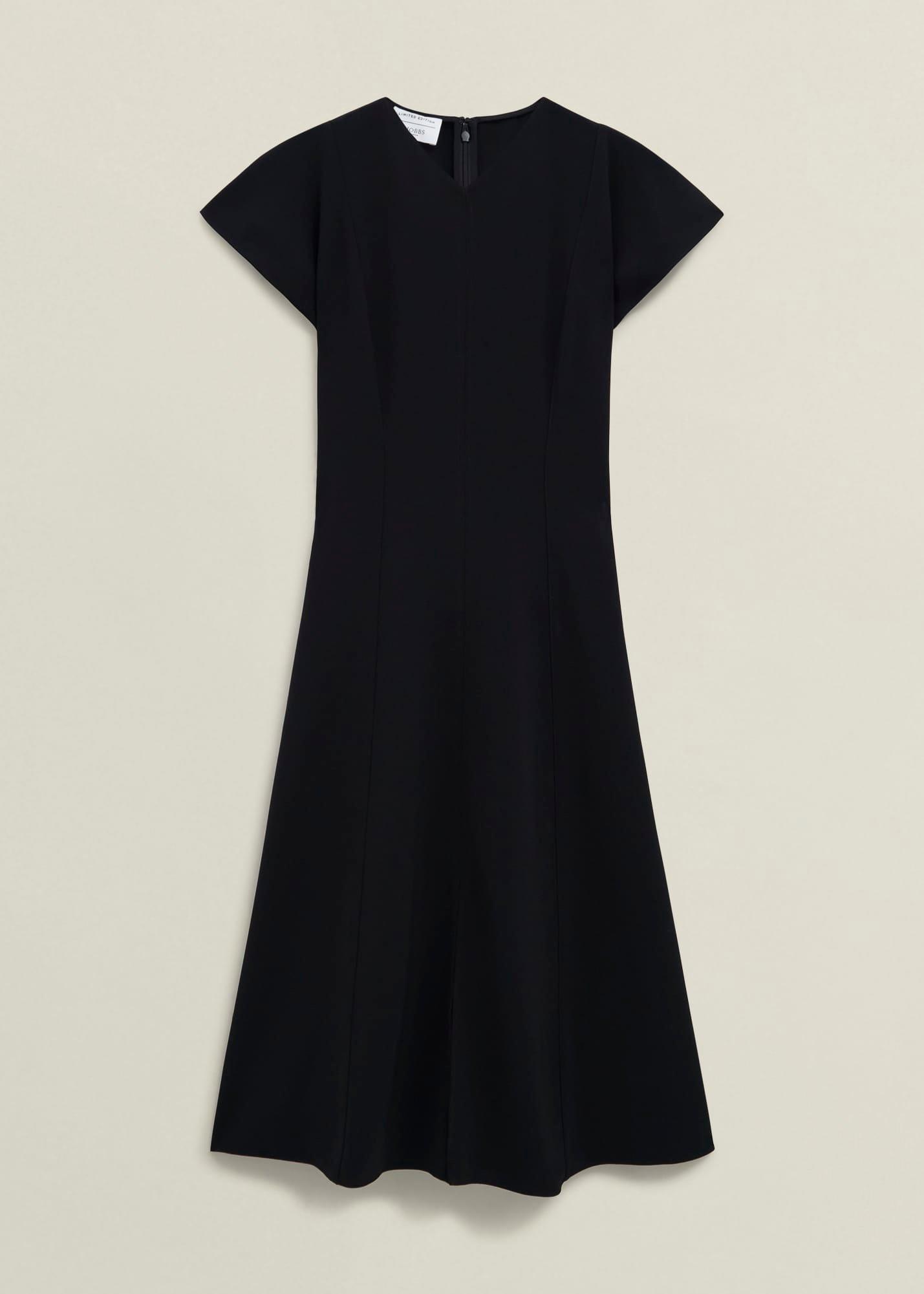 Thirlmere Dress, Black, hi-res