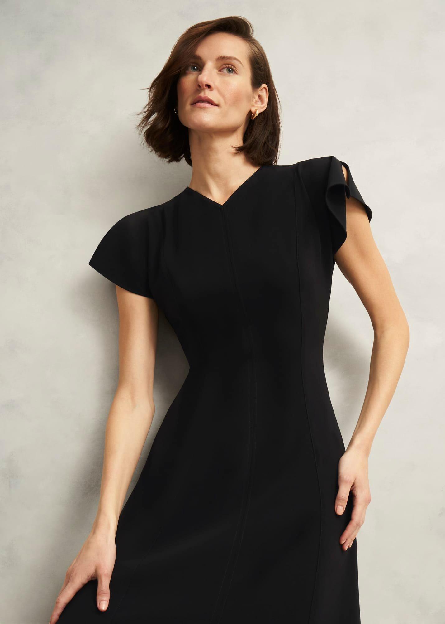 Thirlmere Dress, Black, hi-res