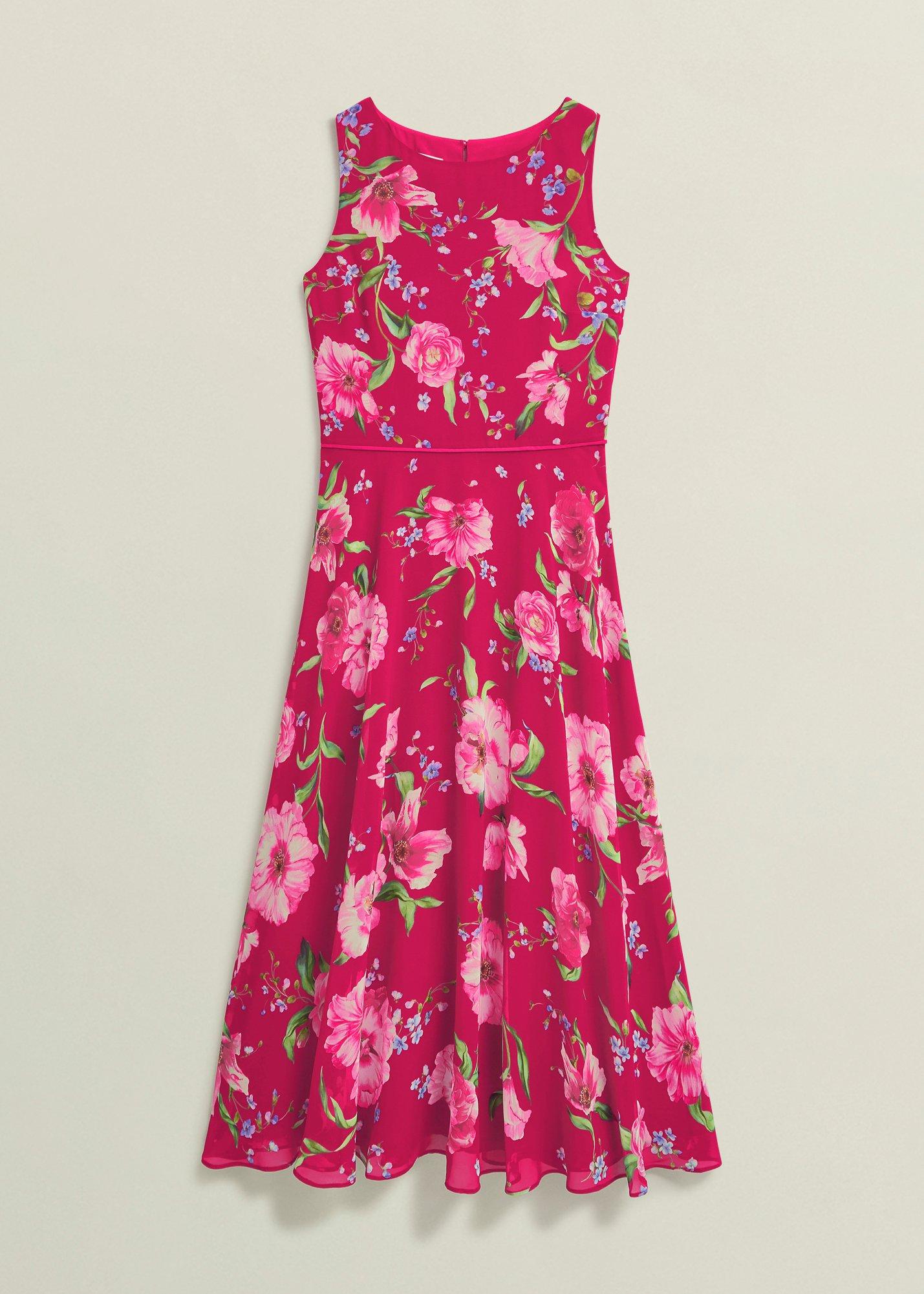Carly Dress, Pink Multi, hi-res