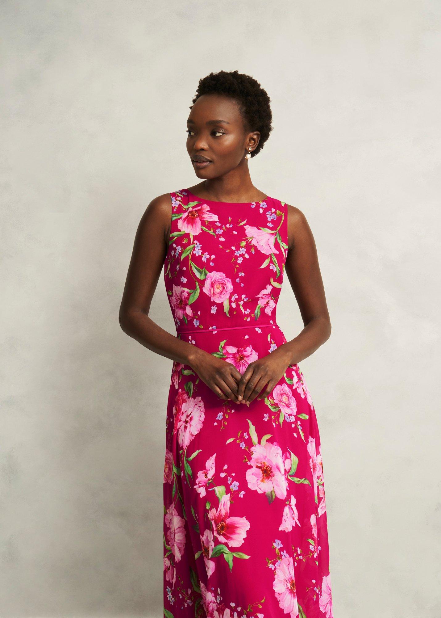 Carly Dress, Pink Multi, hi-res