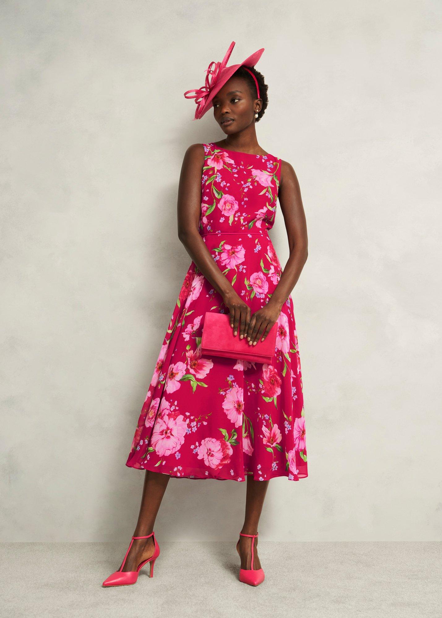 Carly Dress, Pink Multi, hi-res