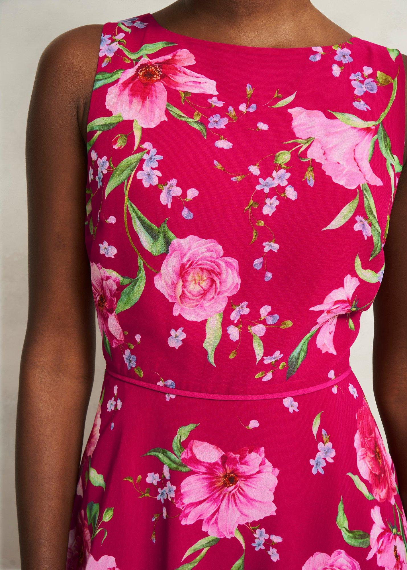 Petite Carly Dress, Pink Multi, hi-res