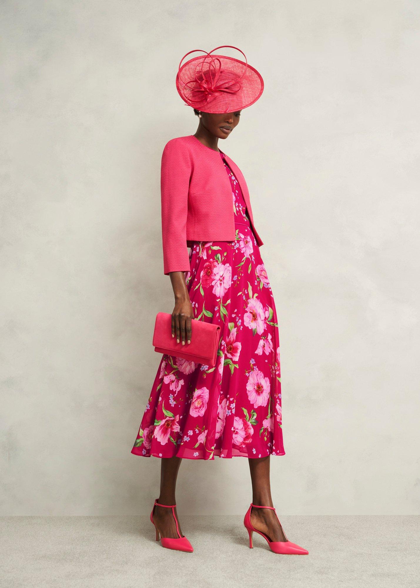 Petite Carly Dress, Pink Multi, hi-res