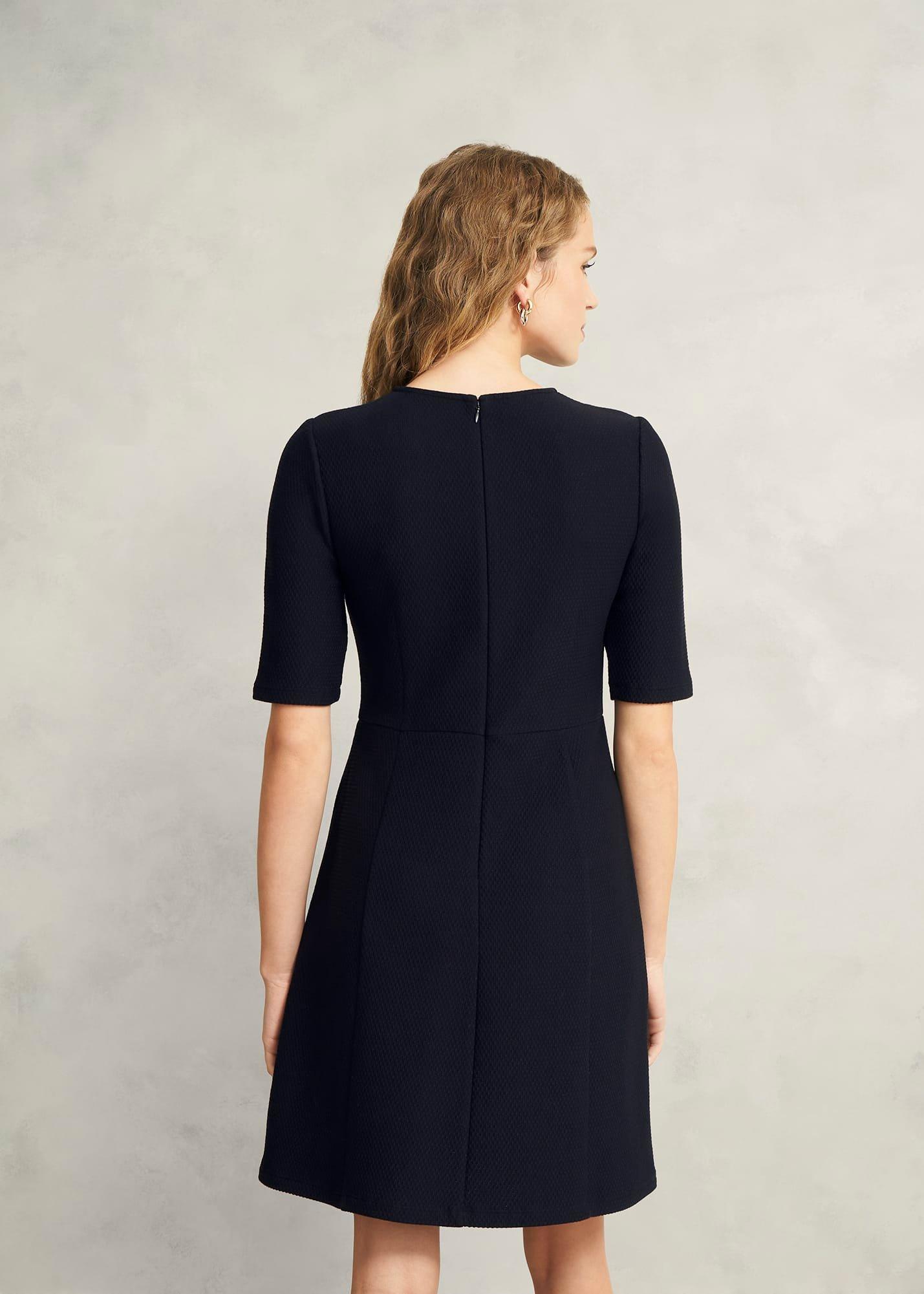 Adelaide Ponte Dress, Hobbs Navy, hi-res